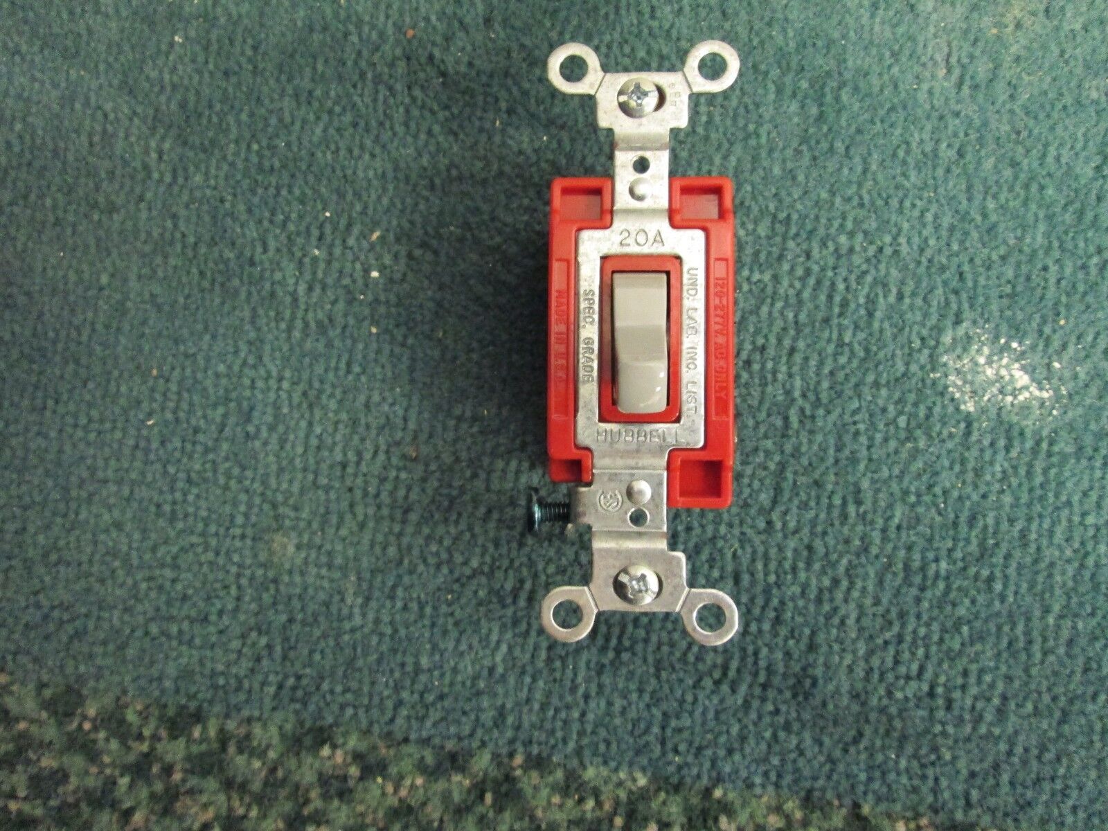 Hubbell 3 Way Switch CS320GY 20A 120/277V New Surplus