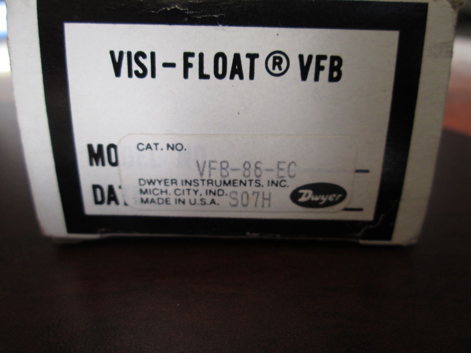 Visi-Float Flow Meter VFB-86-EC