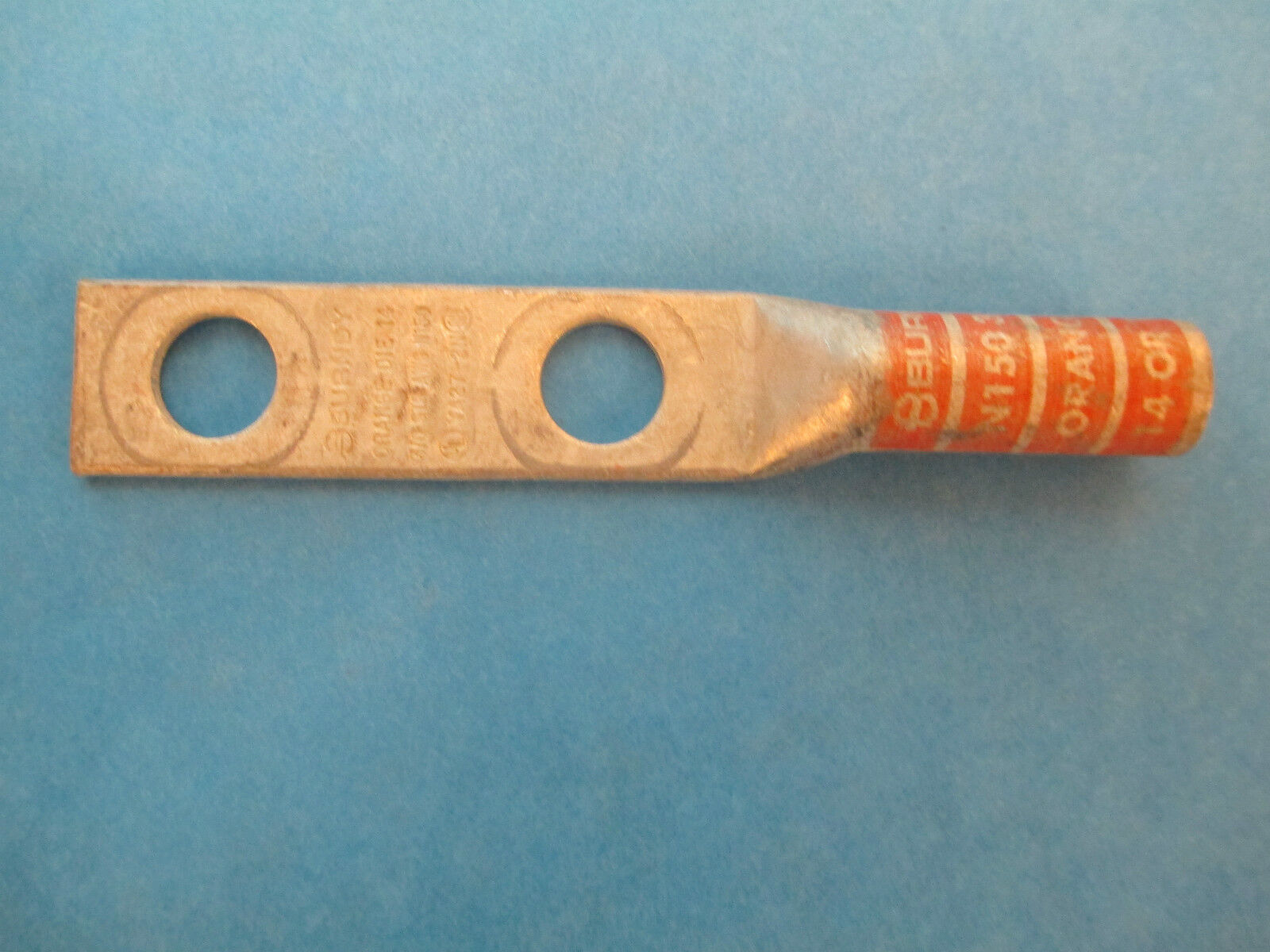 Burndy Crimp Lug YA27-2N, N150 3/0 STR, Orange 14 or 101 New Surplus
