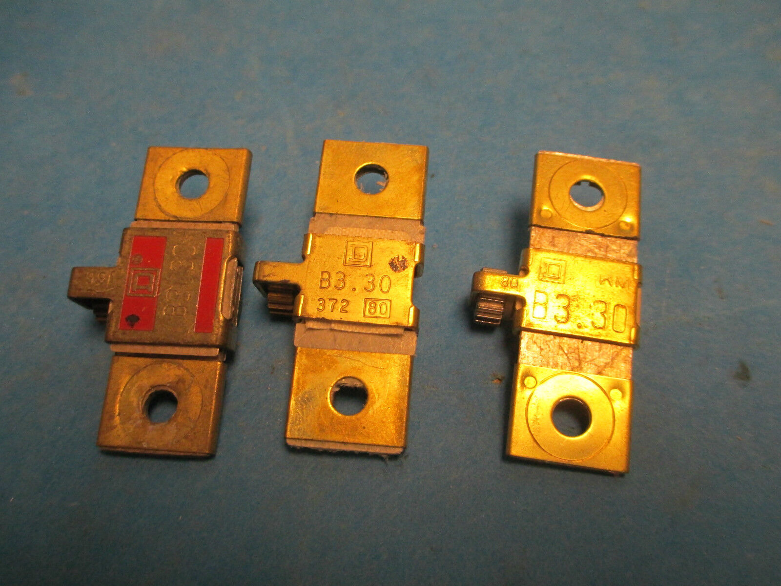 Square D Thermal Overload Heater Unit  B 3.30 *Box of 3* Used