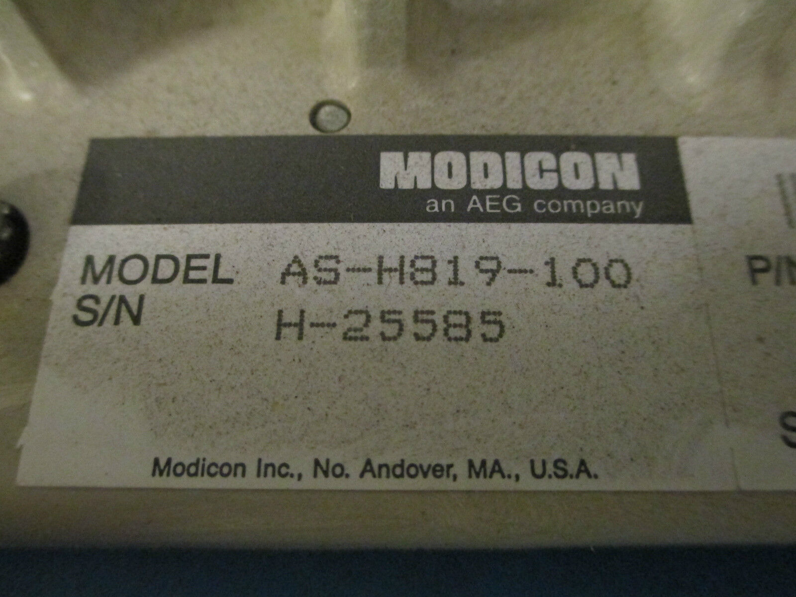 Modicon 7 Slot PLC Rack, AS-H819-100