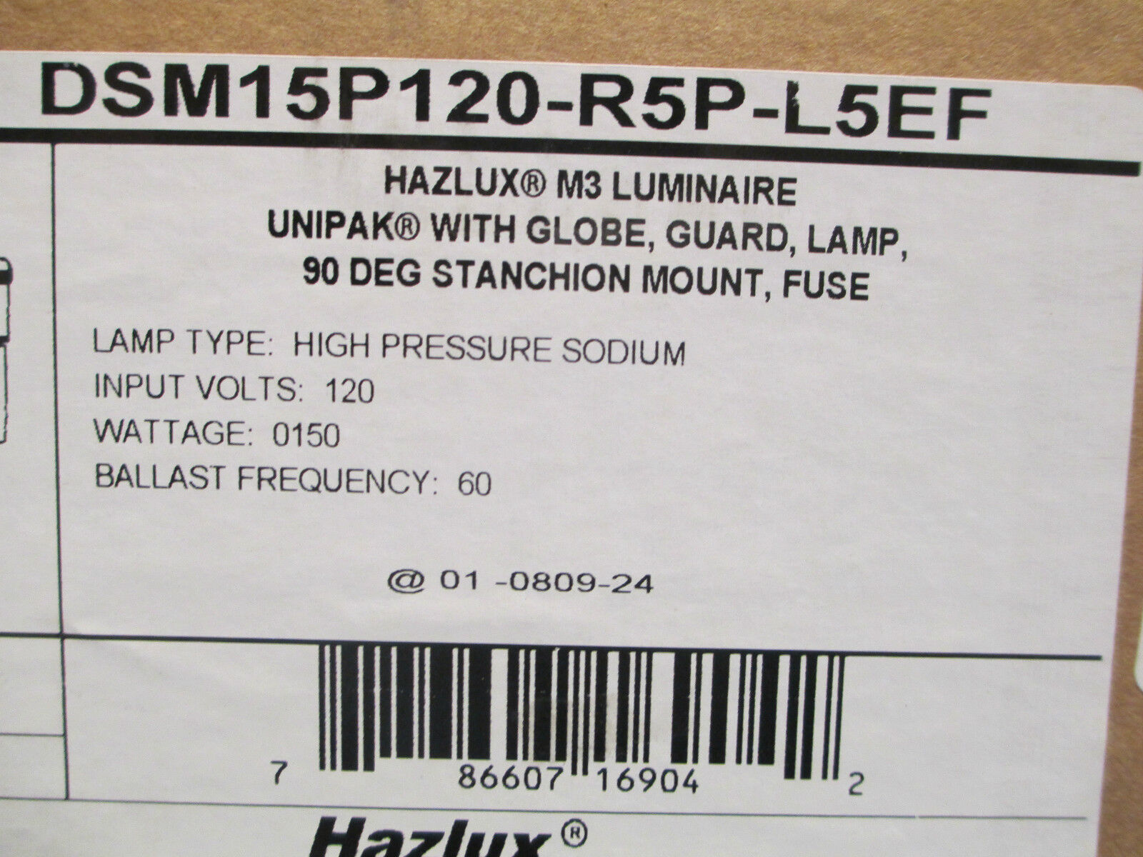 Thomas & Betts Hazlux Hazlite M3 DSM15P120-R5P-L5EF, 150W New Surplus