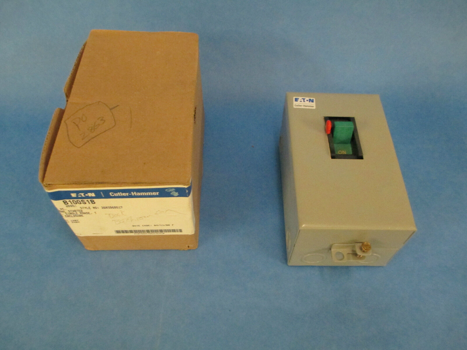 Cutler-Hammer AC Manual Starter B100S1B Size M-1 1PH New Surplus