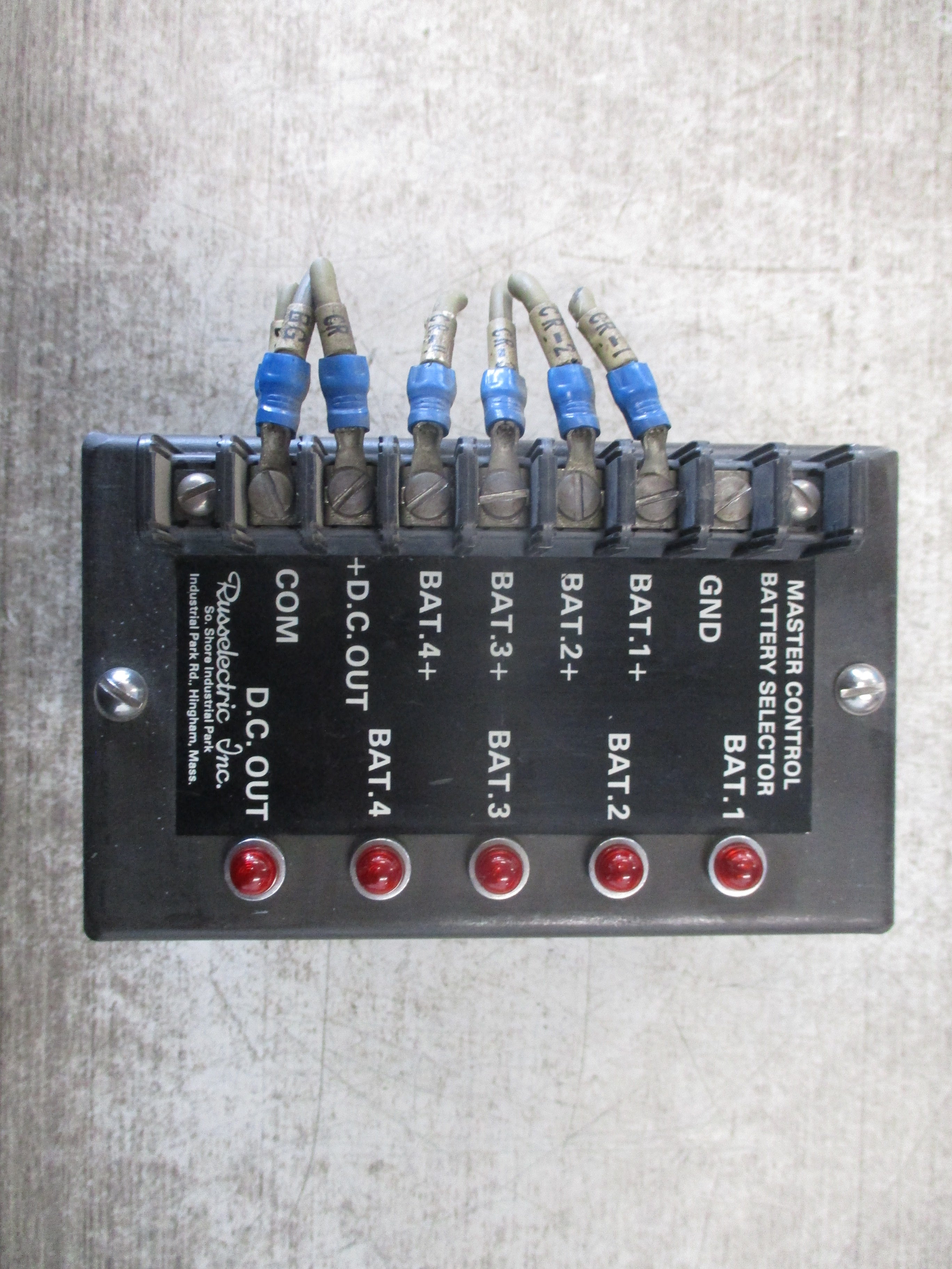 Russelectric Master Control Battery Selector Used