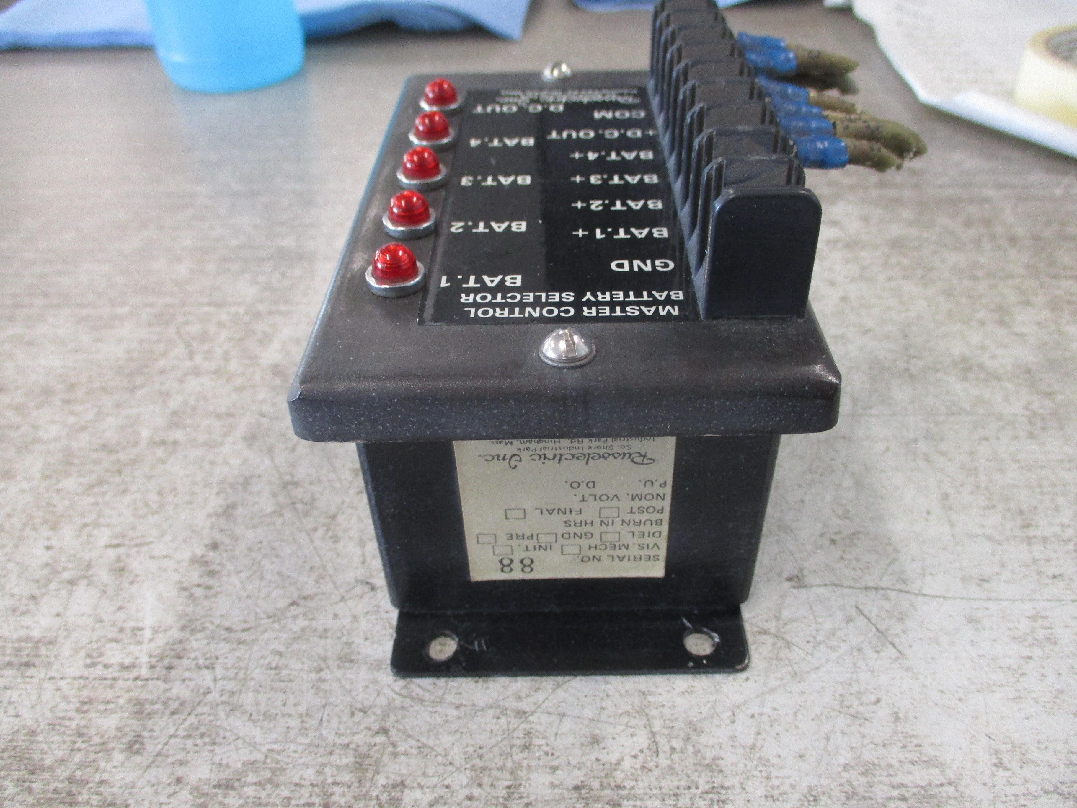 Russelectric Master Control Battery Selector Used