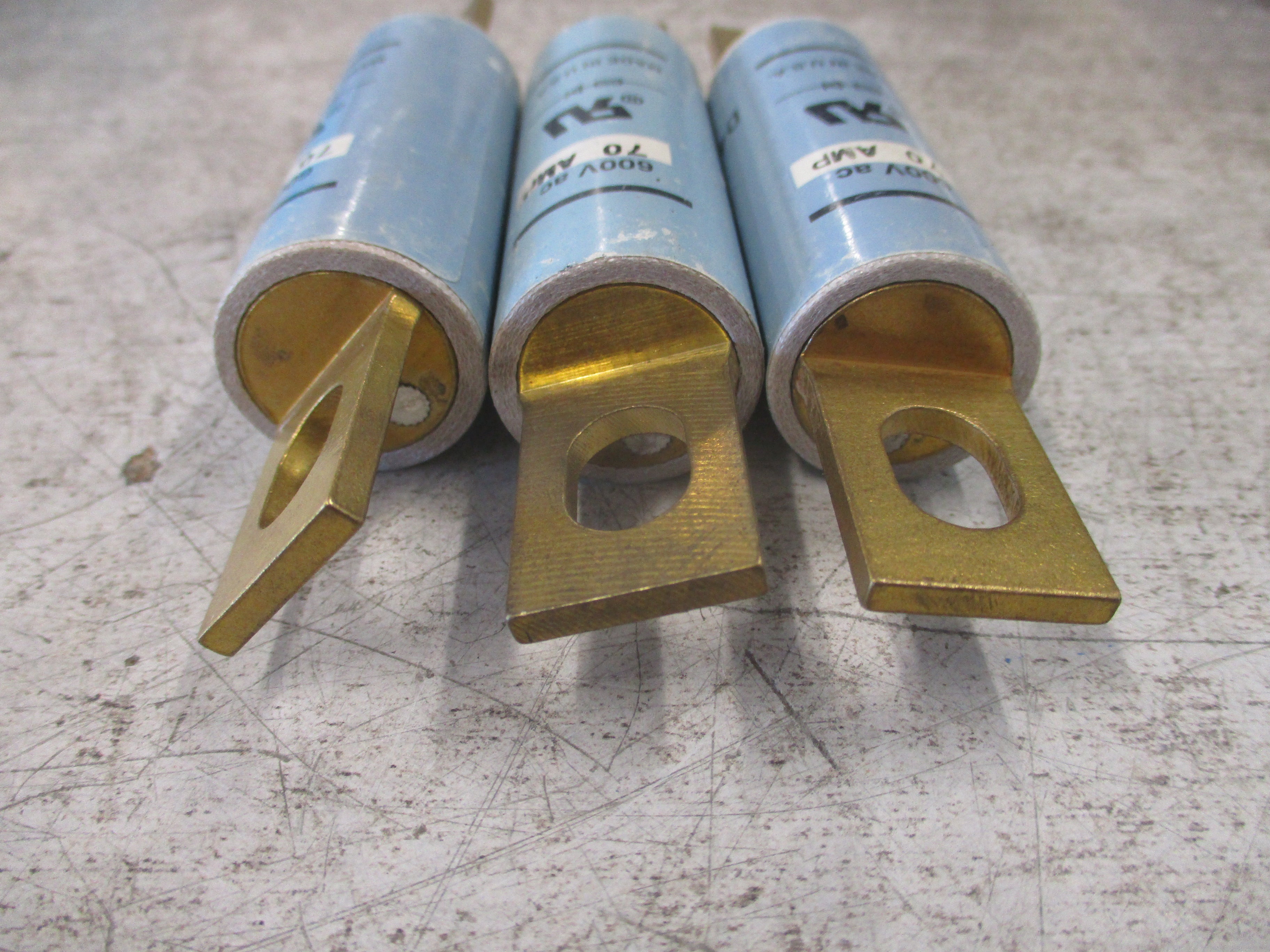 Bussmann Fuse KAC-70 600V 70A *Lot of 3* *No Box* New Surplus