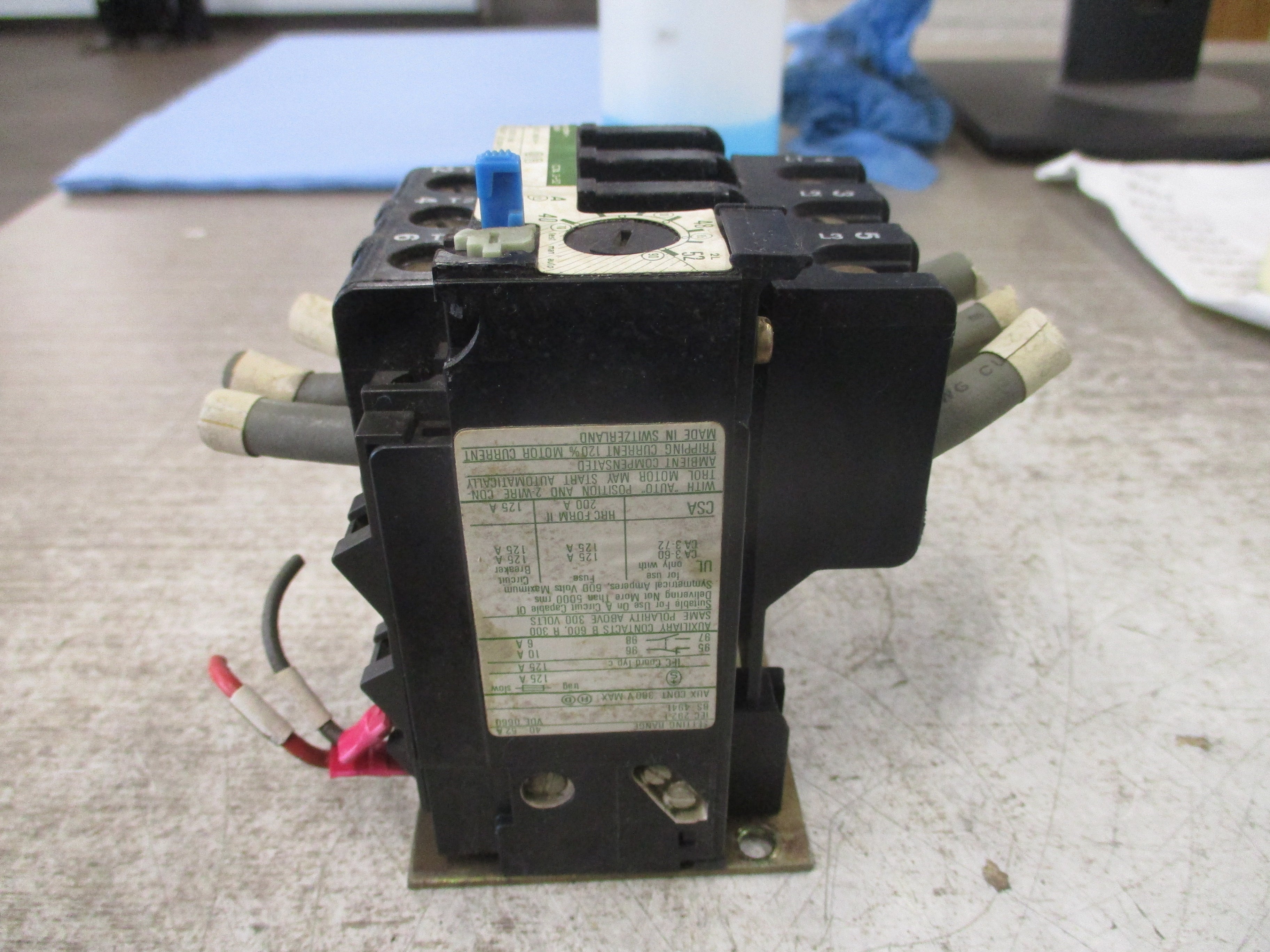 Sprecher + Schuh Solid State Overload CTA 3-52 Trip: 40-52A Used