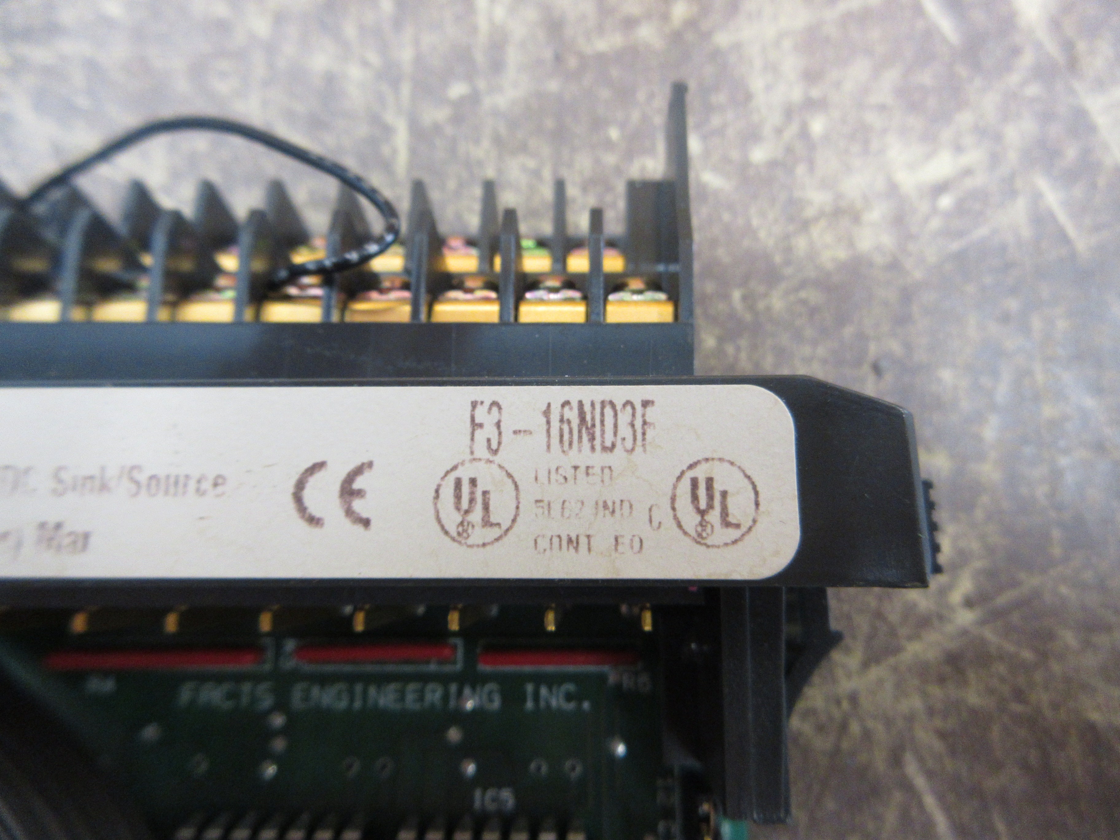 Facts Engineering Sink/Source Input Module F3-16ND3F 12-24VDC Used