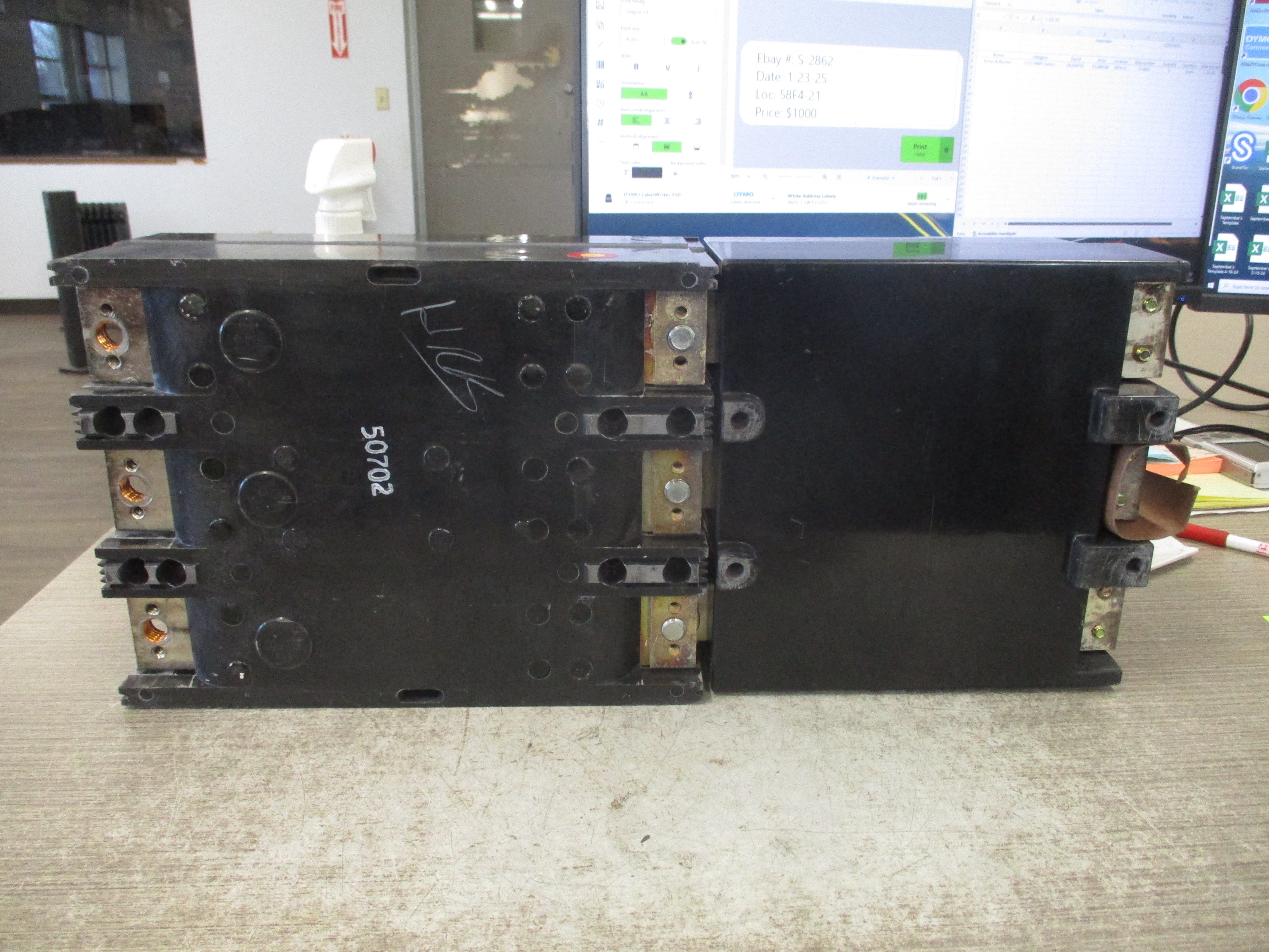 Westinghouse Circuit Breaker 2612D94G08 200A 600V 3P