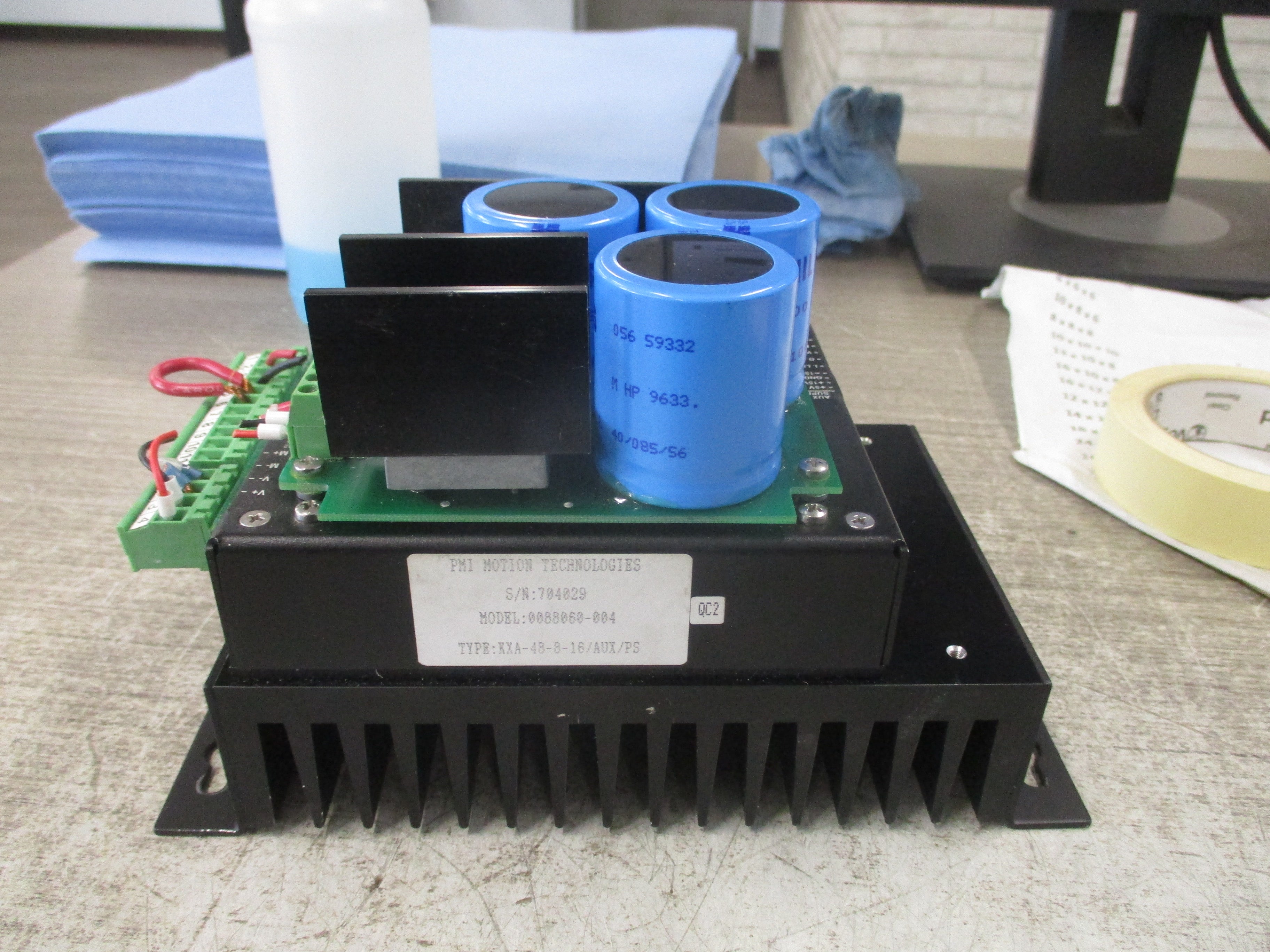 PMI Motion Technologies Servo Amplifier 0088060-004 Type: KXA-48-8-16/AUX/PS
