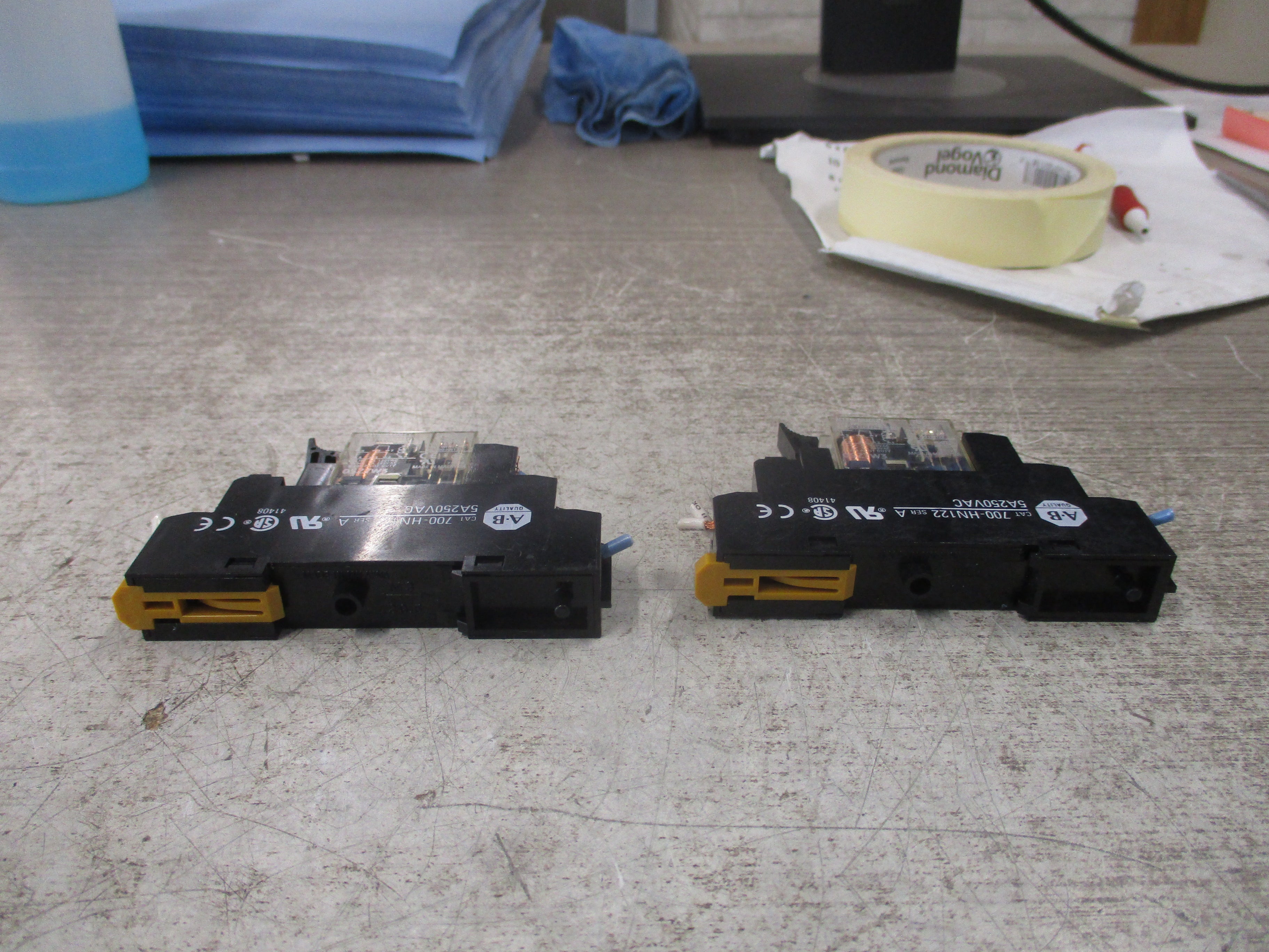 Allen-Bradley Relay 700-HK32A1 Ser. A 120V Coil w/ Base *Lot of 2* Used
