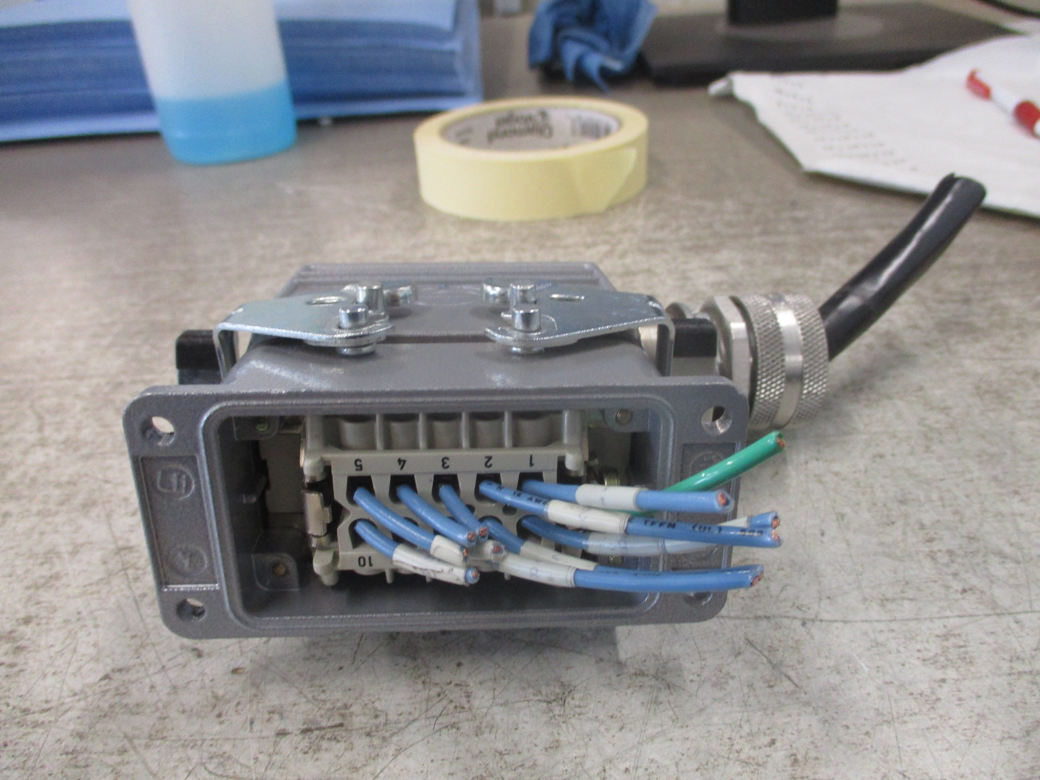 Phoenix Contact H-BE 10 SS Plug & Connector Set 10192000 10-Pin 600V Used