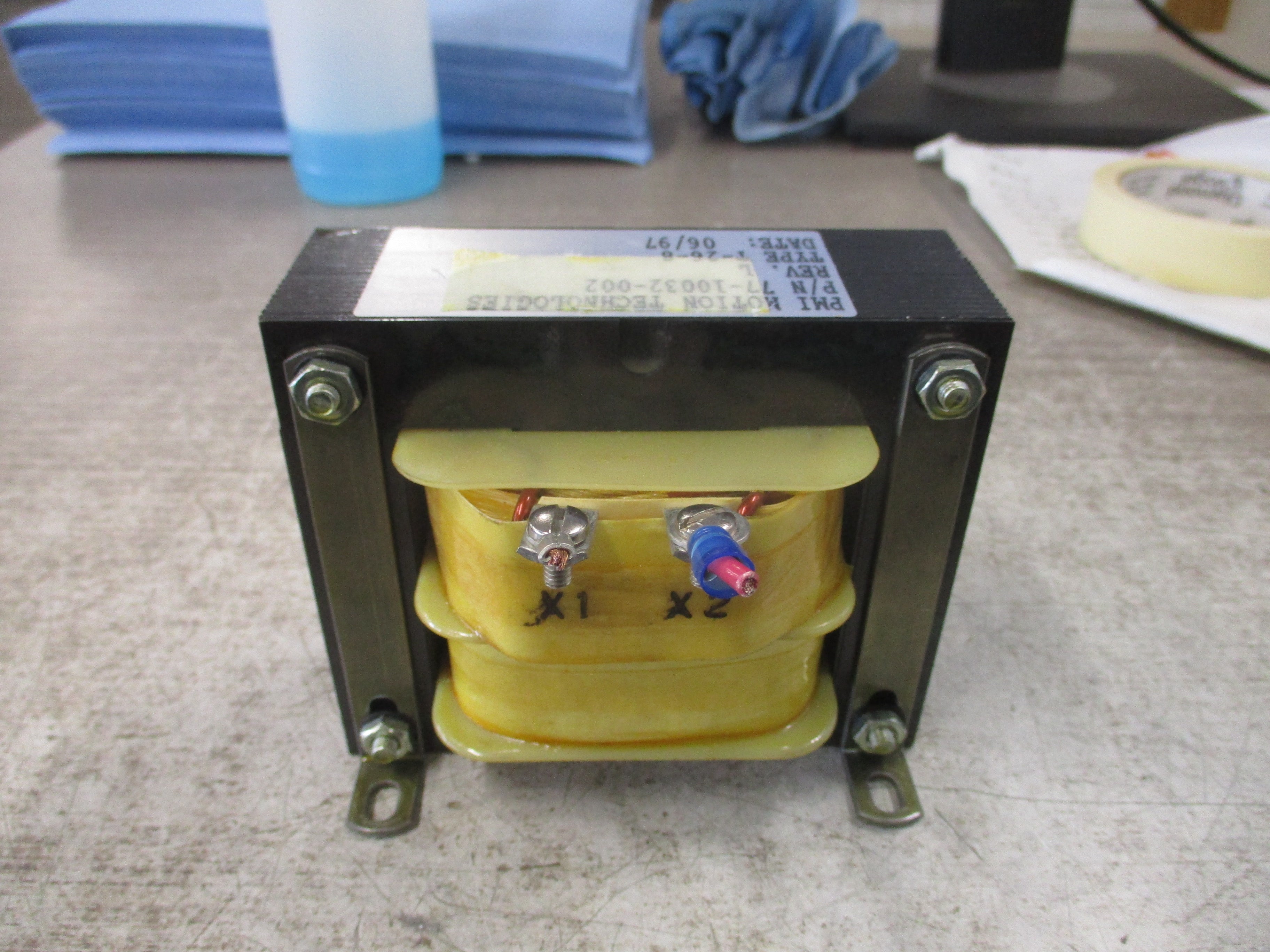 PMI Motion Technologies Transformer 77-10032-002 Rev. L Used