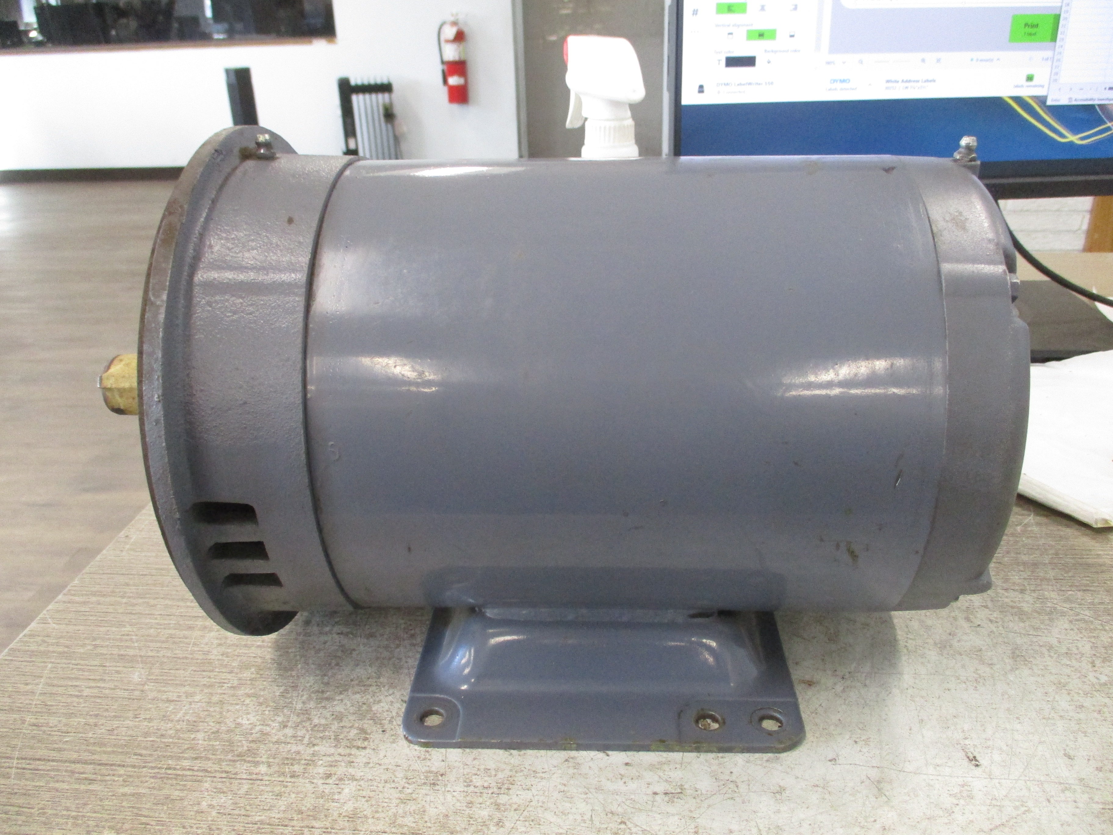 Baldor Motor CM3218T 5HP 208-230/460V 14.8-14/7A 1800RPM 60Hz 3Ph Frame: 184TC