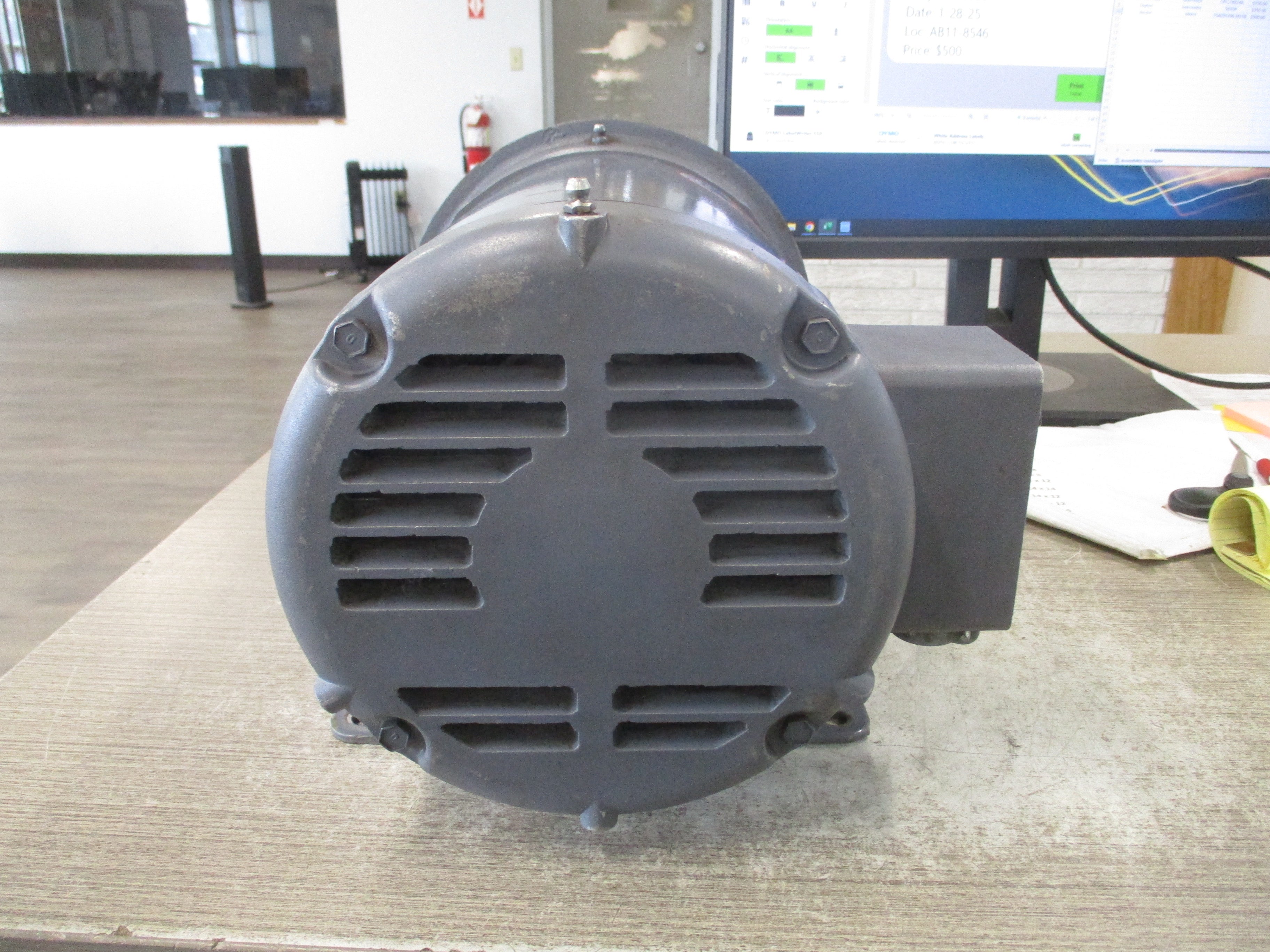 Baldor Motor CM3218T 5HP 208-230/460V 14.8-14/7A 1800RPM 60Hz 3Ph Frame: 184TC
