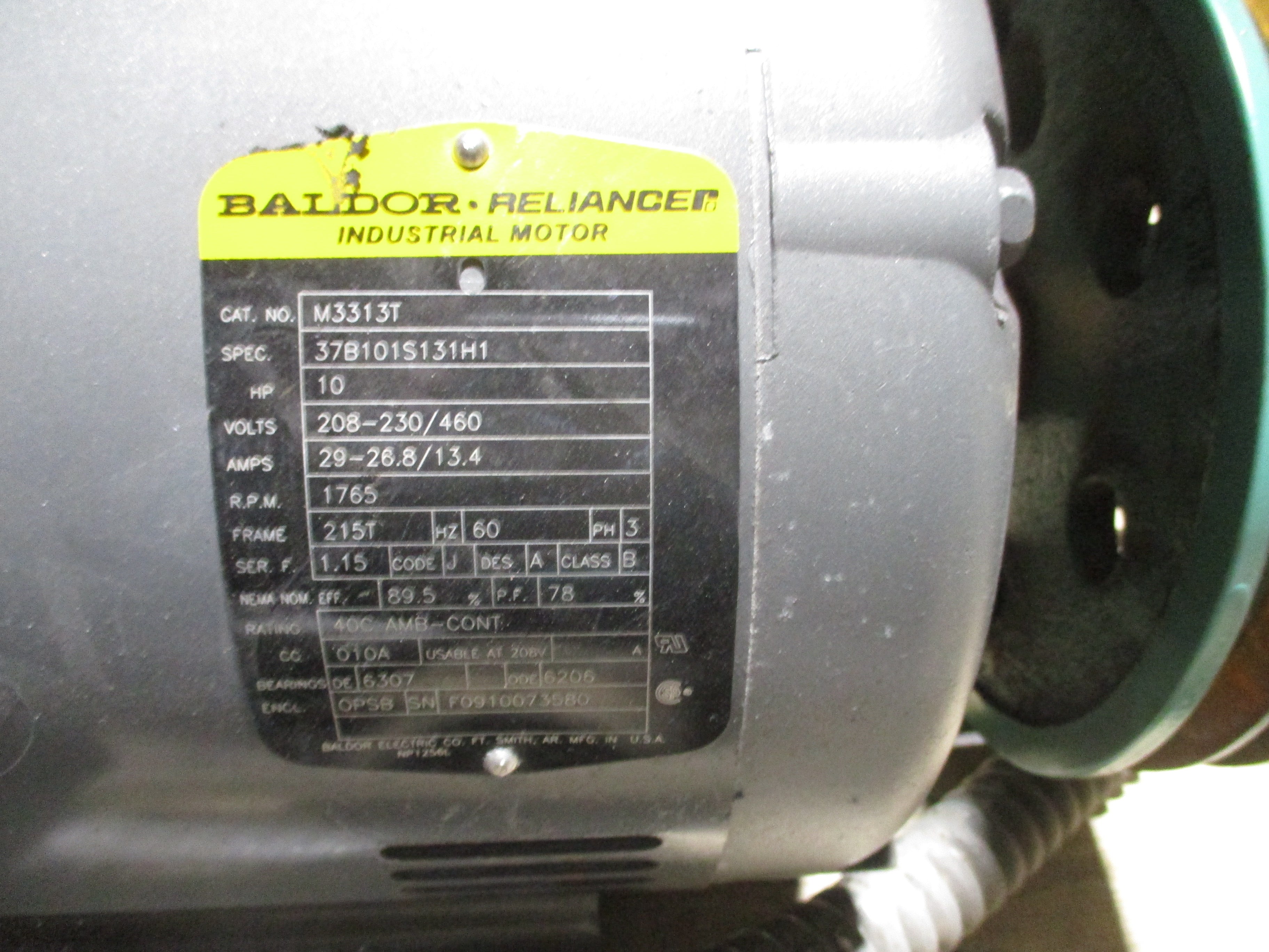 MTE DC Link Choke 12RB002 2.1mH 12A 1000VDC Used