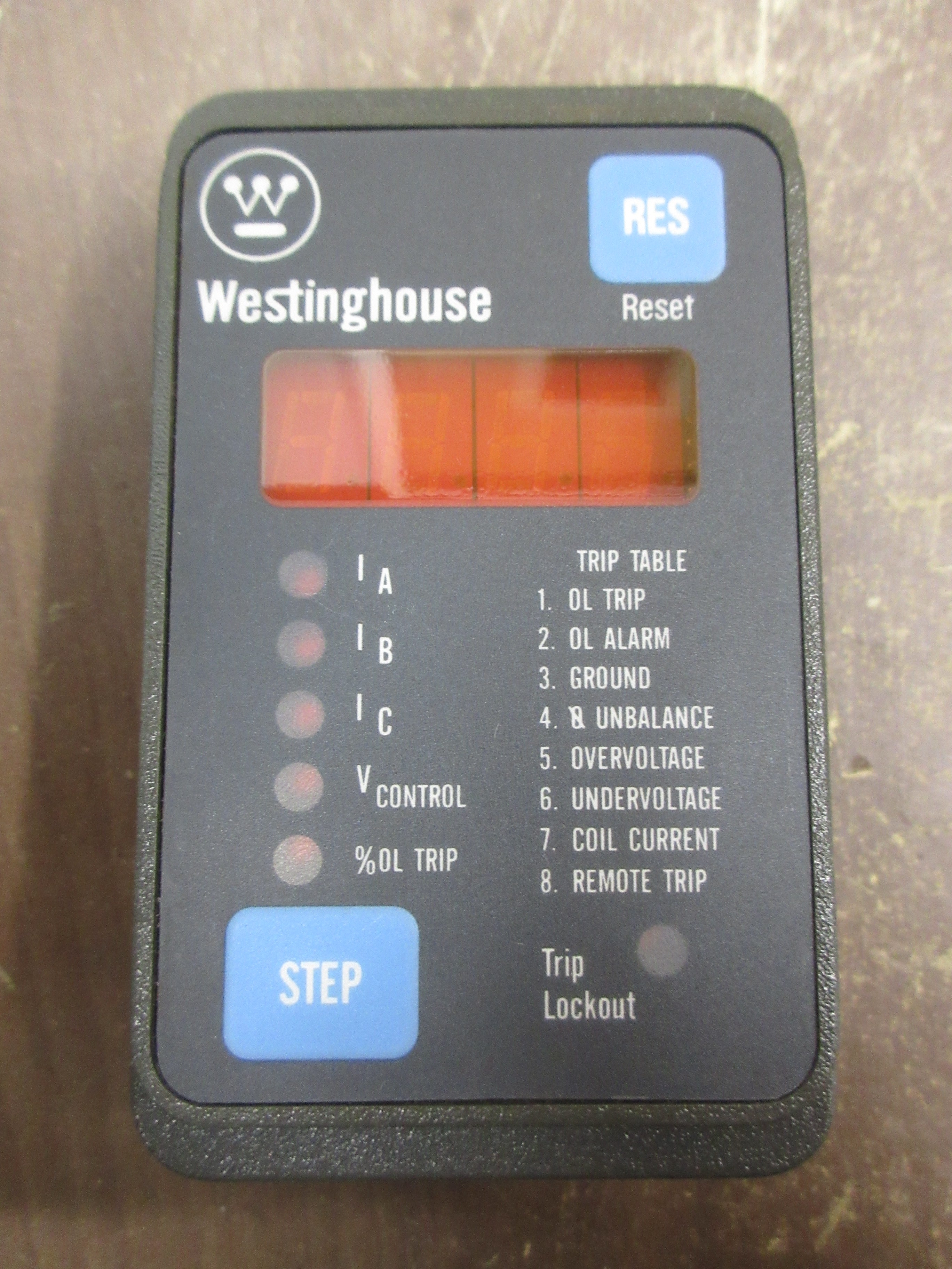 Westinghouse Advantage Starter Control Pad 9996014G01 T940609 Used