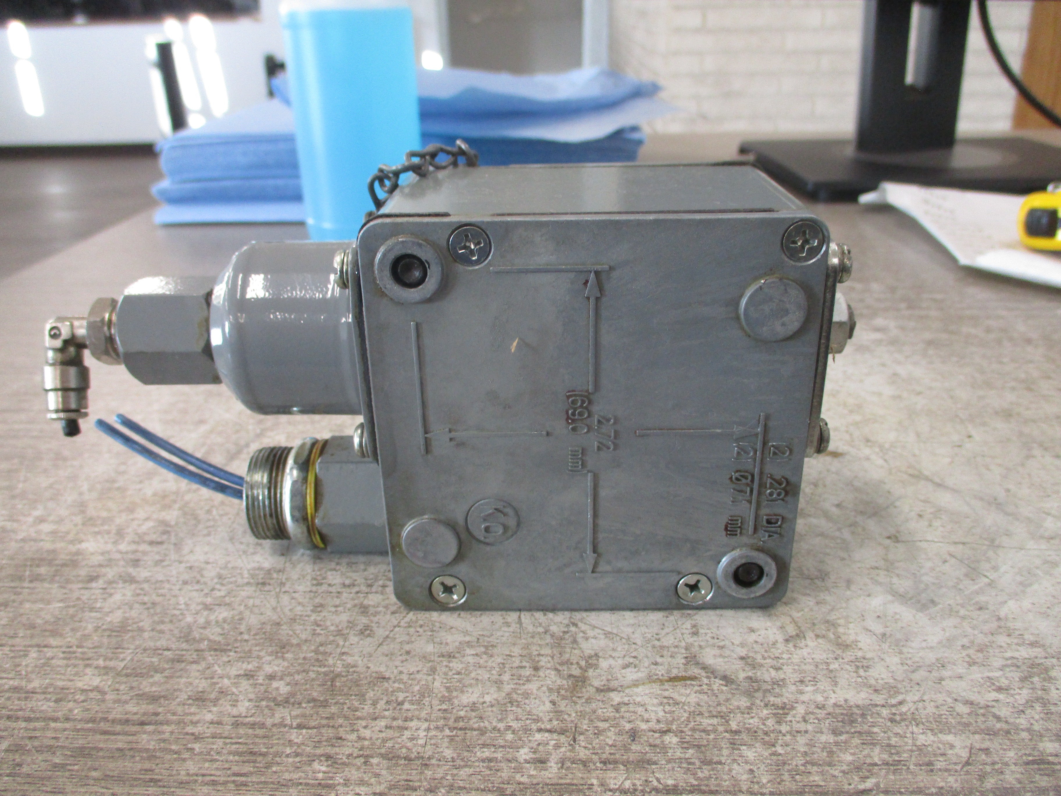 Allen-Bradley Pressure Control Switch 836T-T253J Ser. A Diff: 6-30 PSI