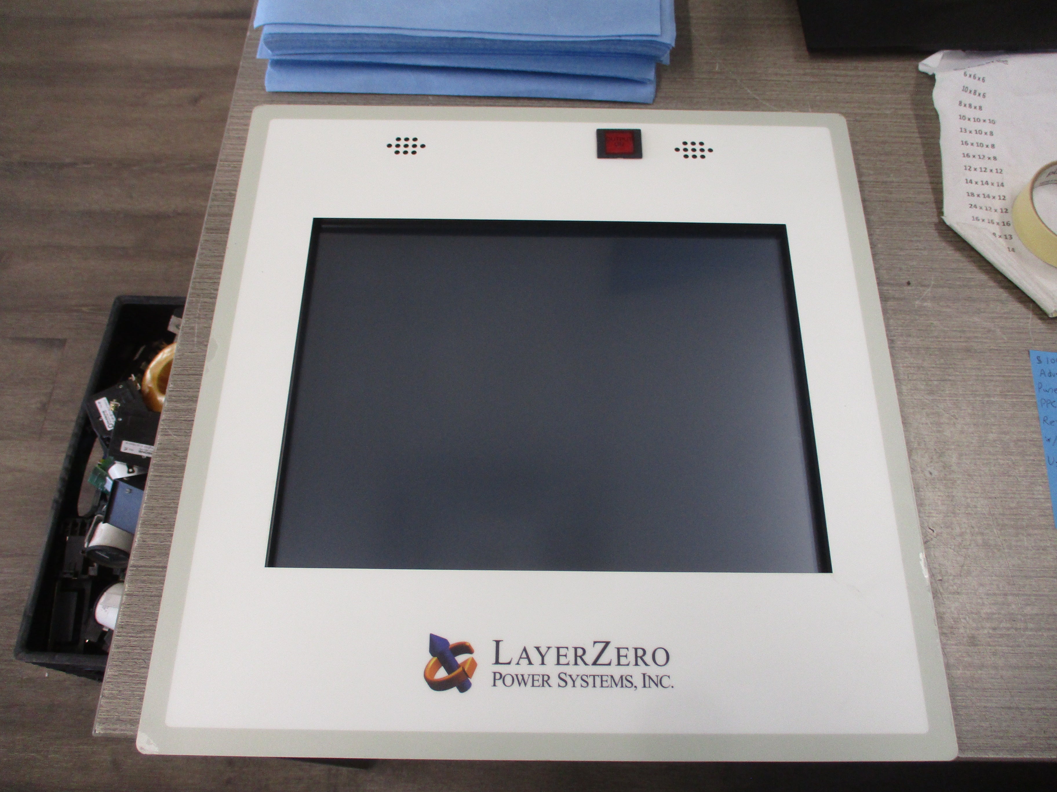 Advantech/LayerZero Panel PC PPC-1503-270-RE-1R Rev. 1.20 W/Front Enclosure Used