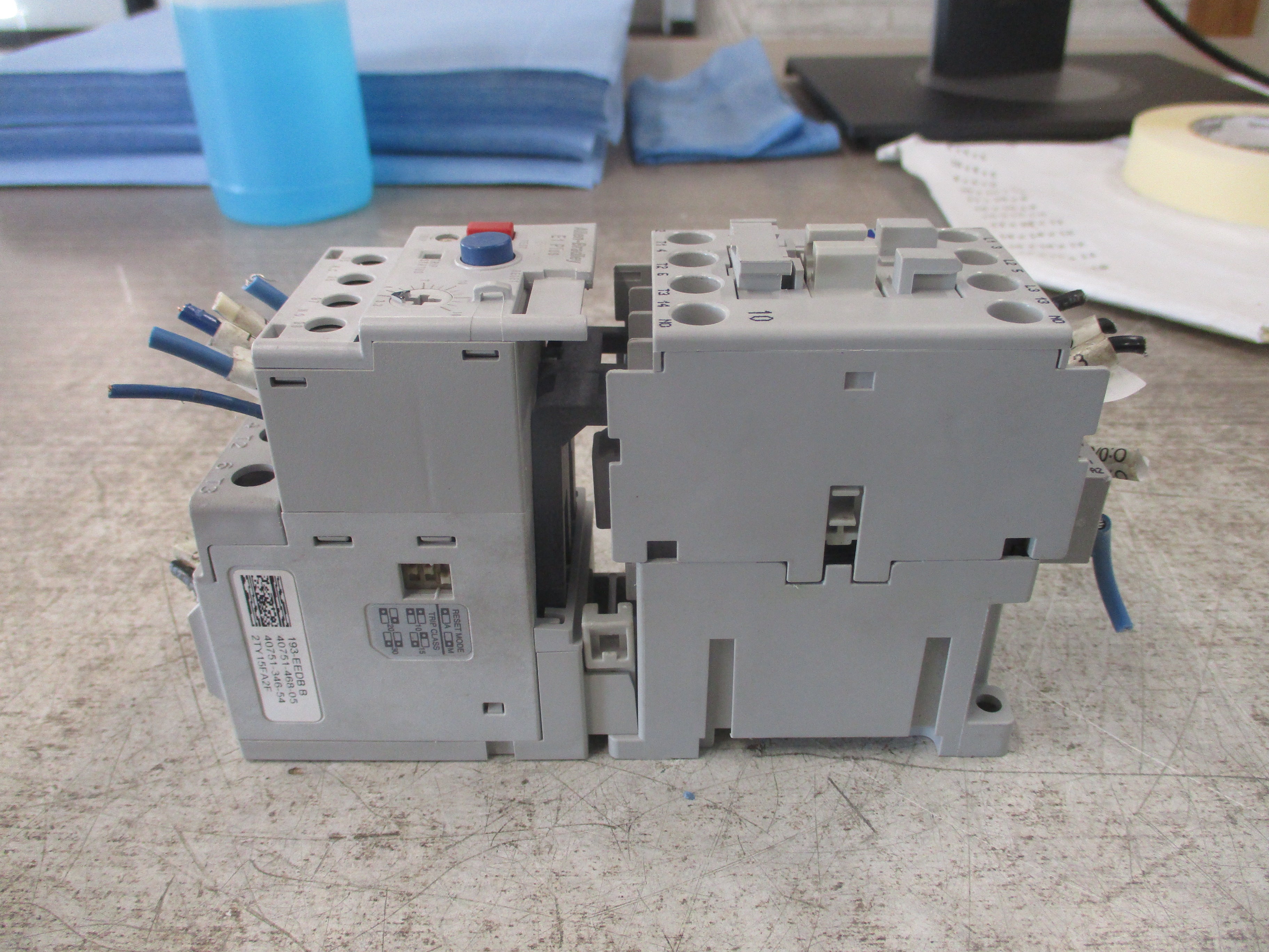 Allen-Bradley Starter 100-C09E*10/193-EEDB 24VDC Coil Trip: 3.2-16A 600V Used