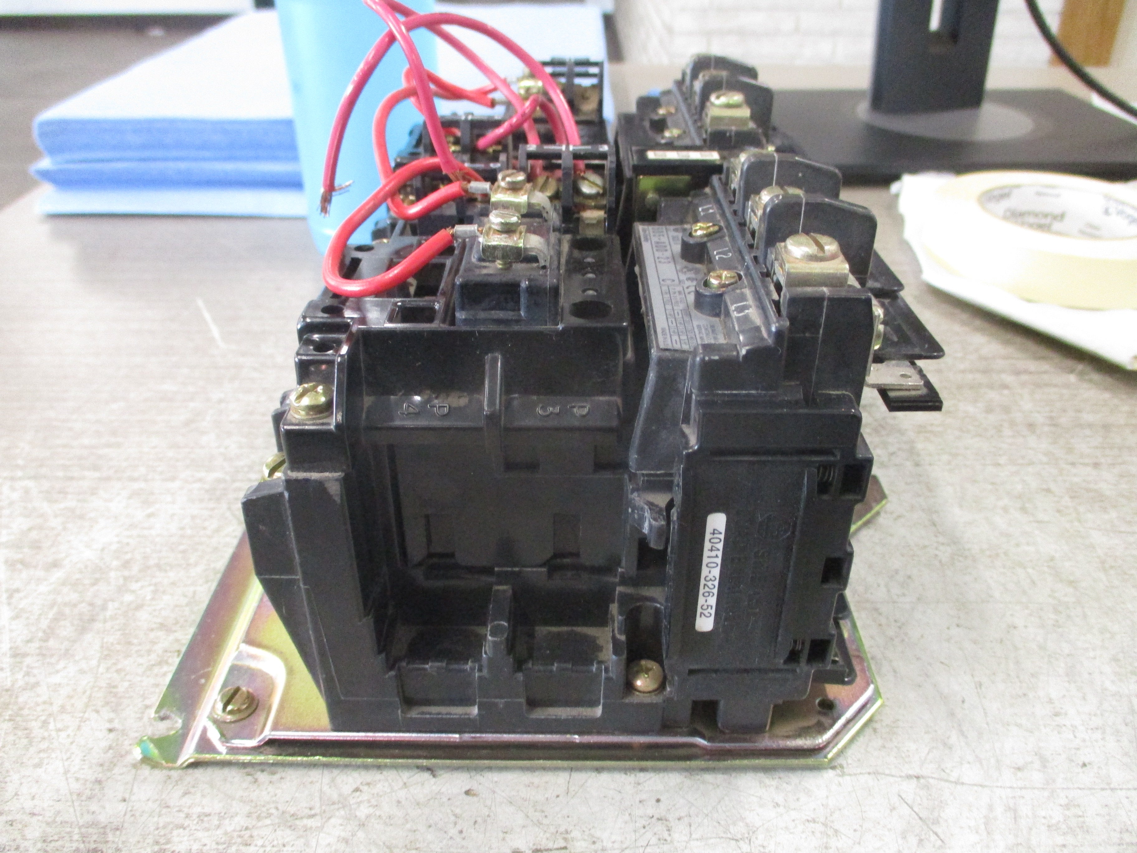 Allen-Bradley Size 0 Reversing Contactor 505-AOD-23 Ser. C 115-120V Coil 18A