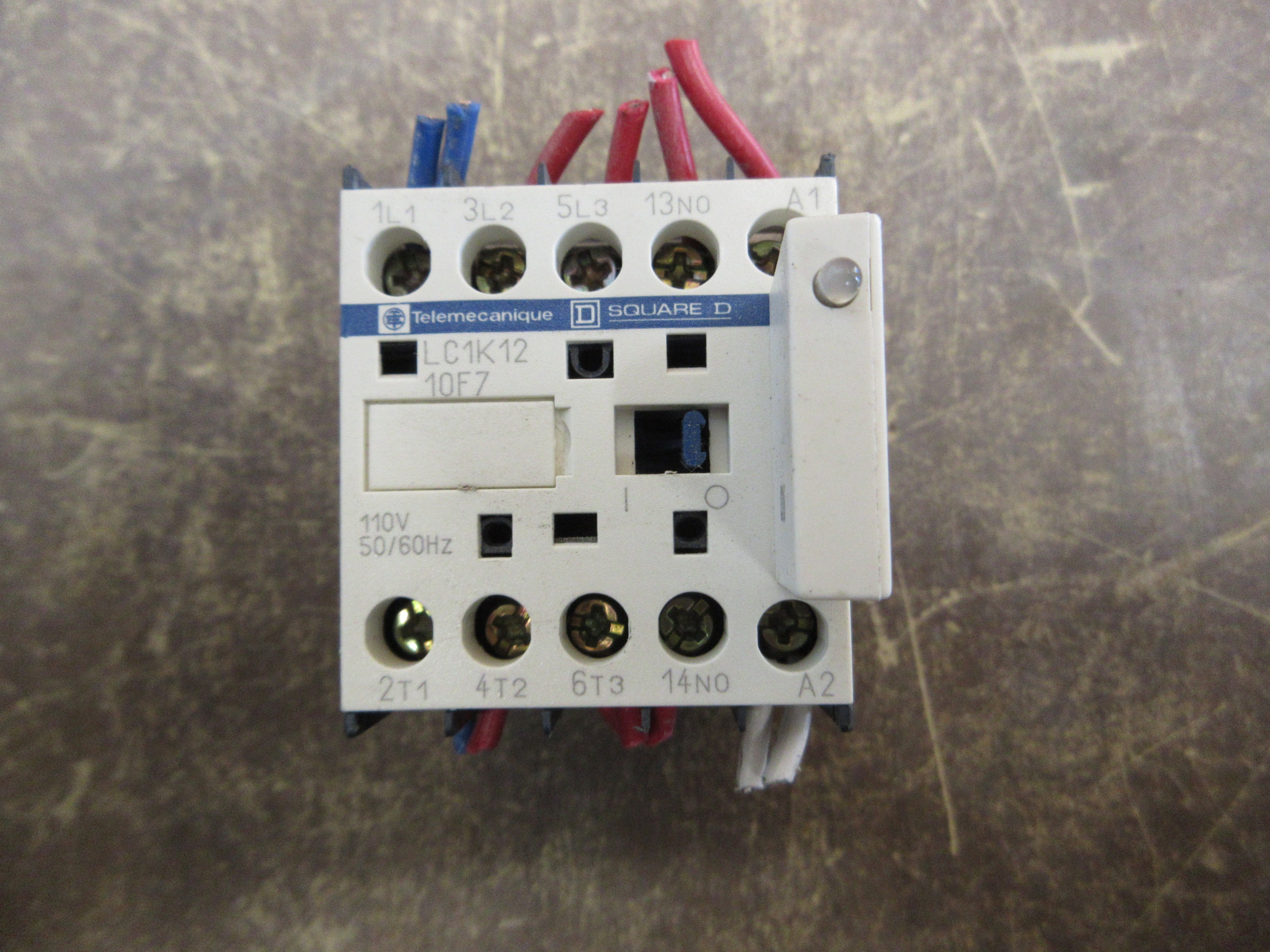 Telemecanique Contactor LC1K12 10F7 110V Coil 20A 600V Used
