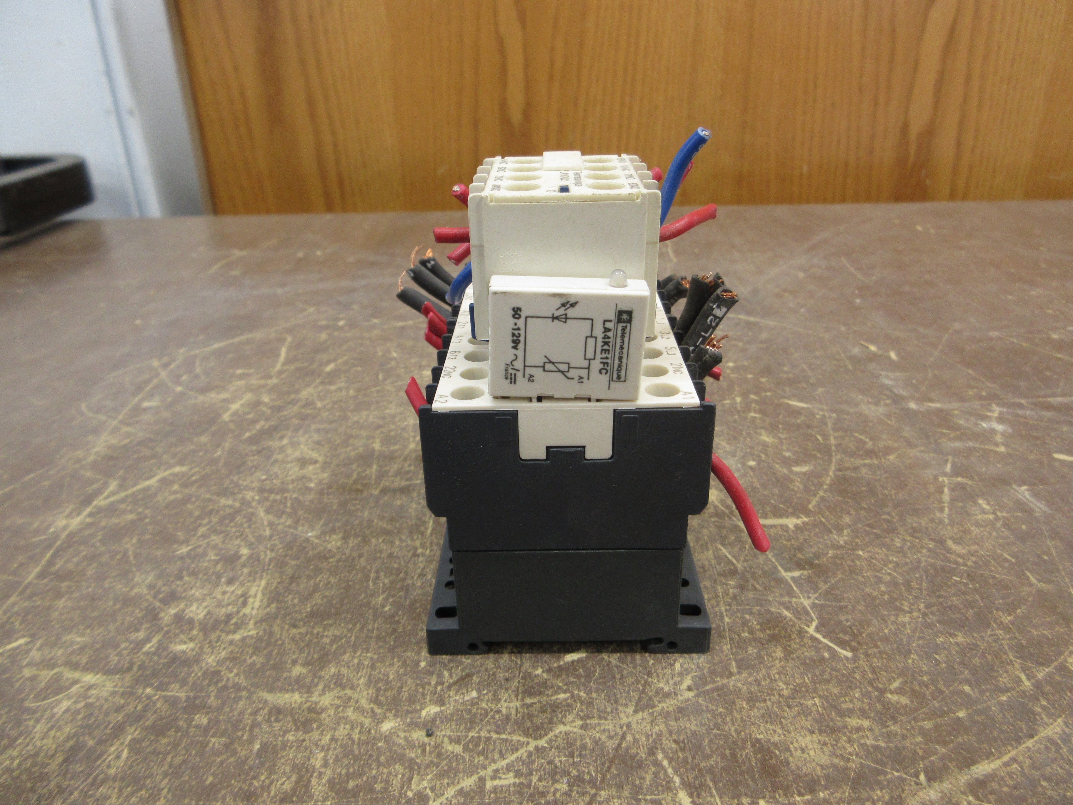 Telemecanique Reversing Contactor LC2K12 01F7 110V Coil 20A (2) Surge Suppressor