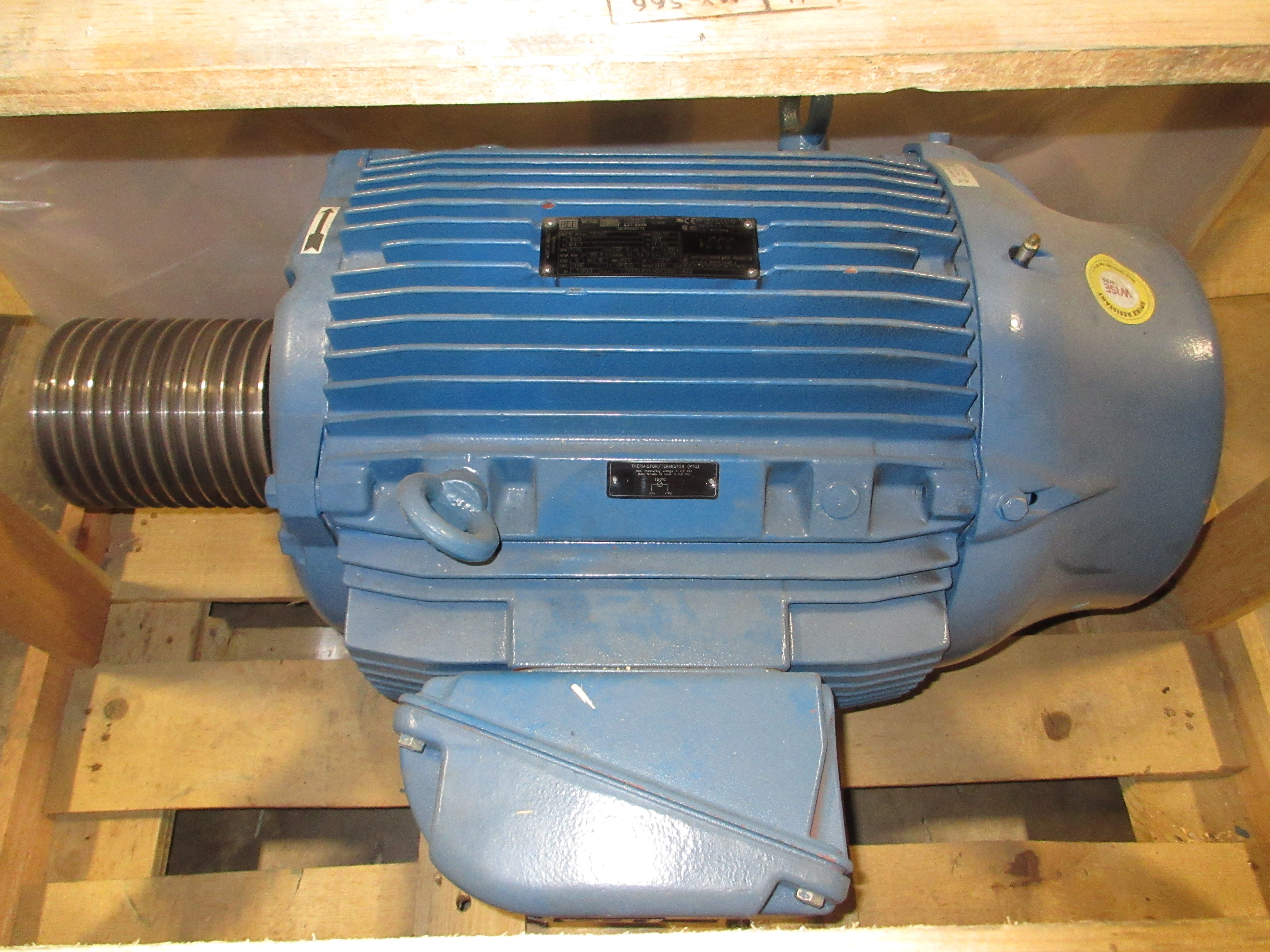 WEG Motor T07518ST3QIE365T-W22 75HP 1800RPM 460V 84.1A 3Ph 60Hz New Surplus