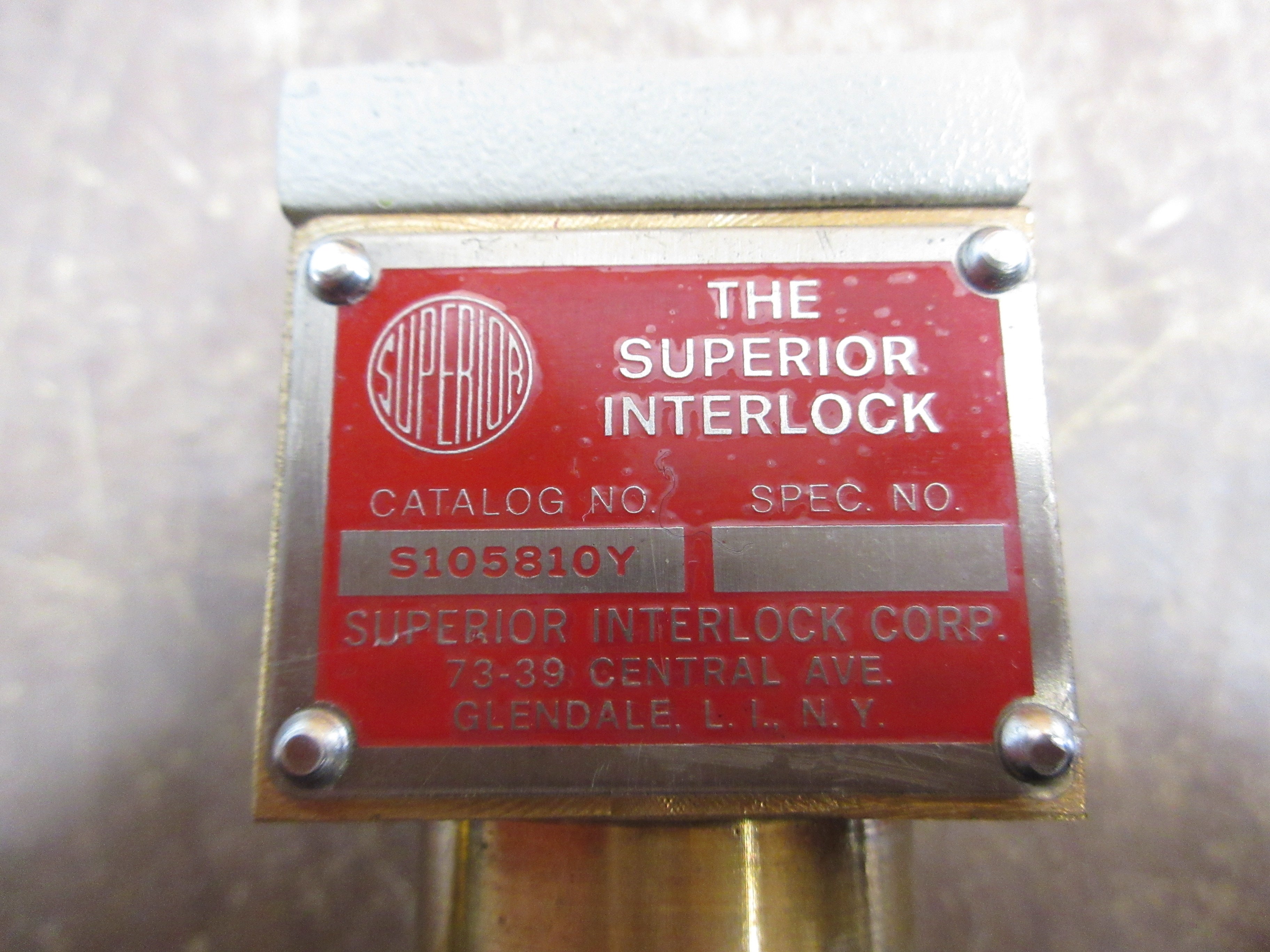 Superior Interlock Switch S105810Y Used
