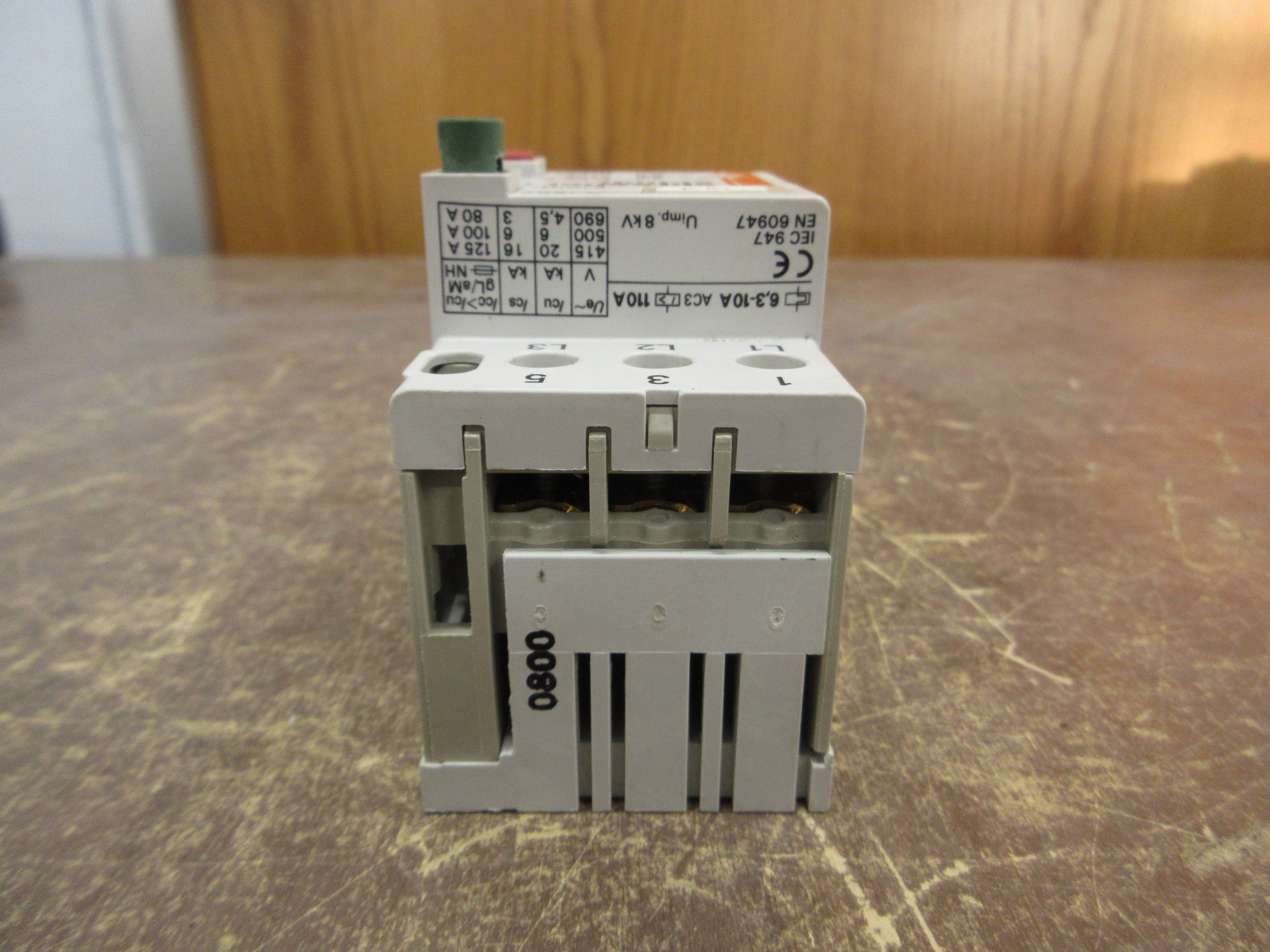 Sprecher+Schuh Manual Starter KTA3-25-10 Trip: 6.3-10.0A Used