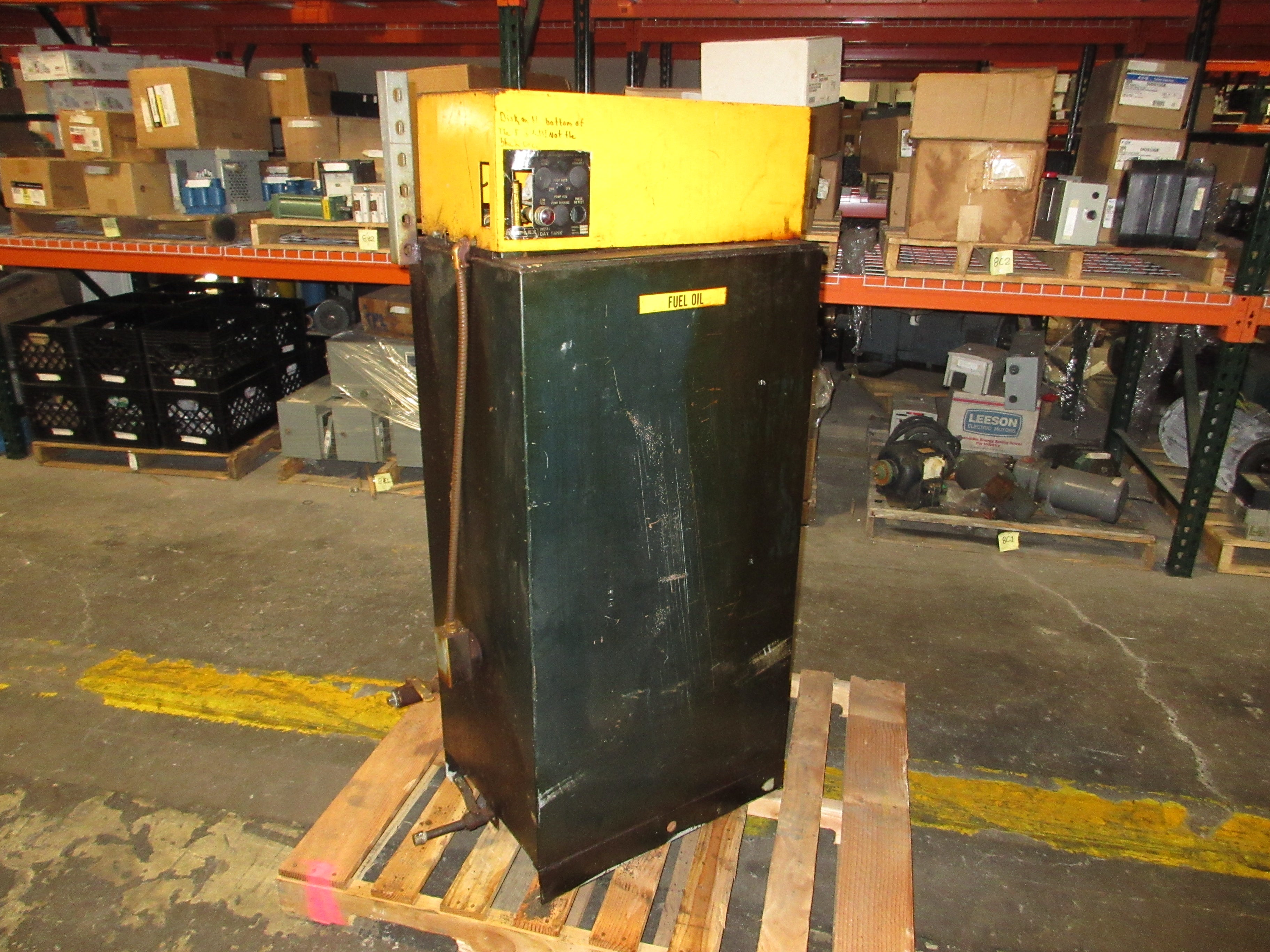Simplex Diesel Day Tank SFT 75 Gallon Used