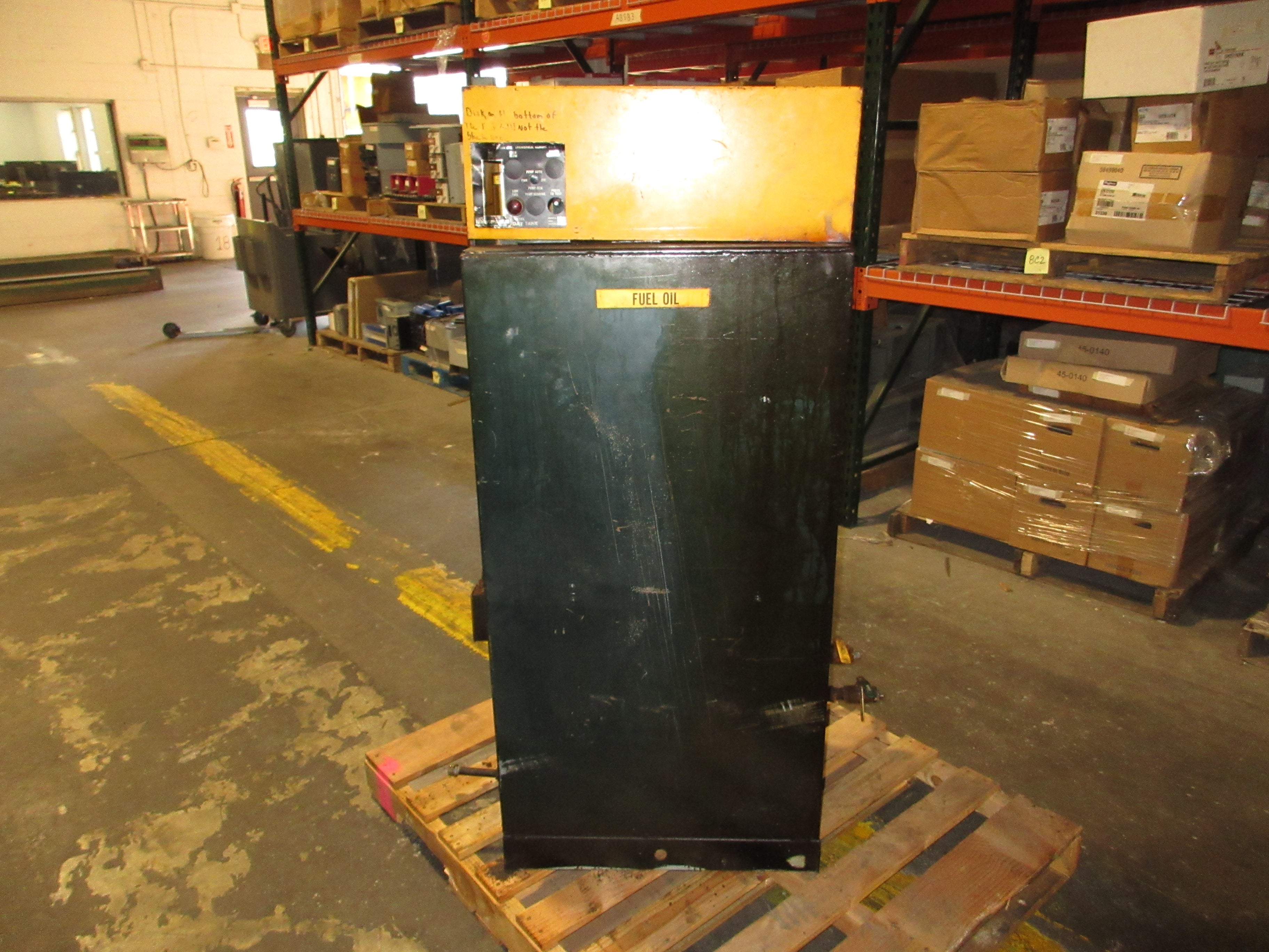 Simplex Diesel Day Tank SFT 75 Gallon Used