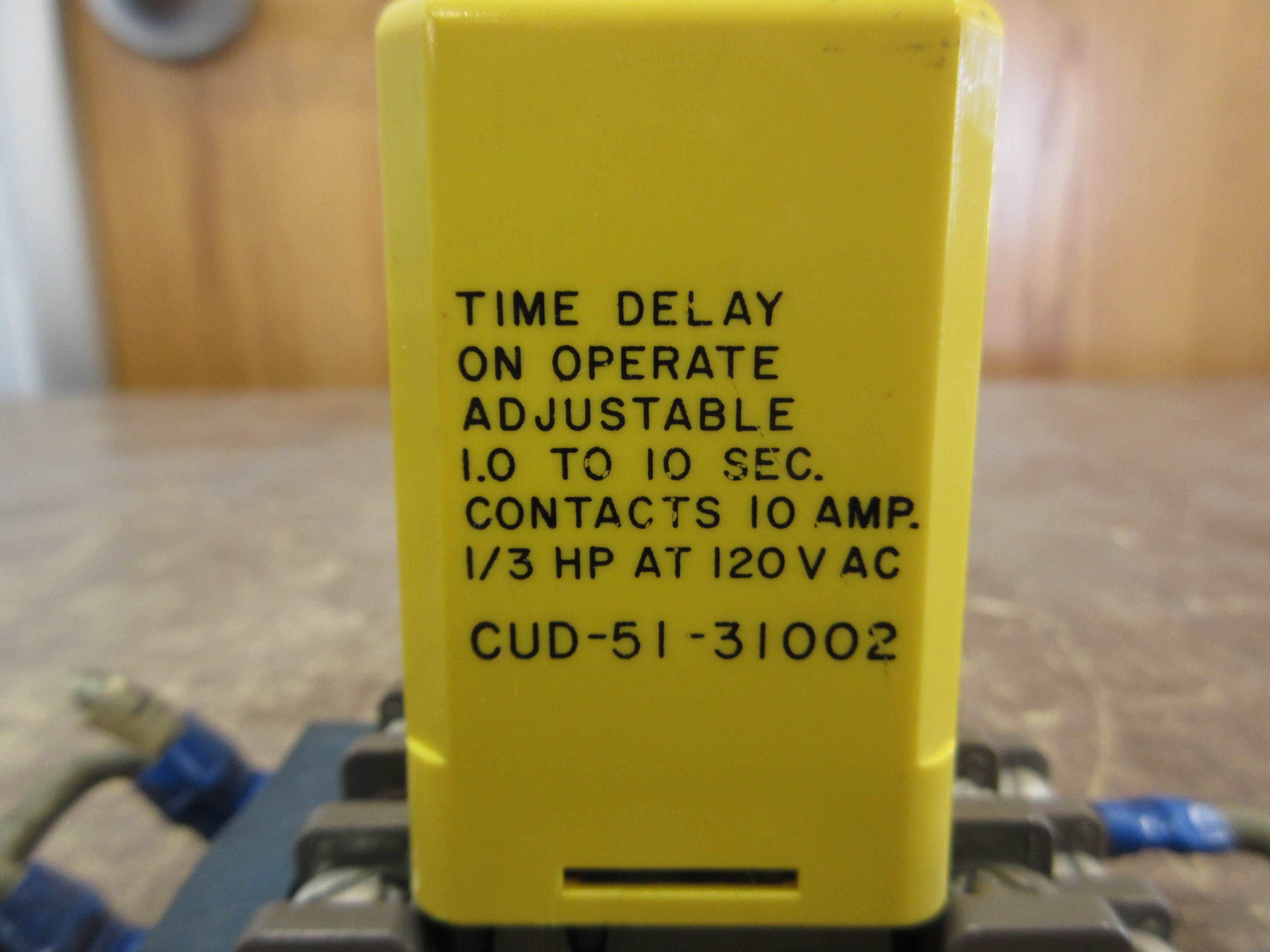 AMF Potter & Brumfield Time Delay Relay CUD-51-31002 32VDC Range: 1.0-10 Sec.