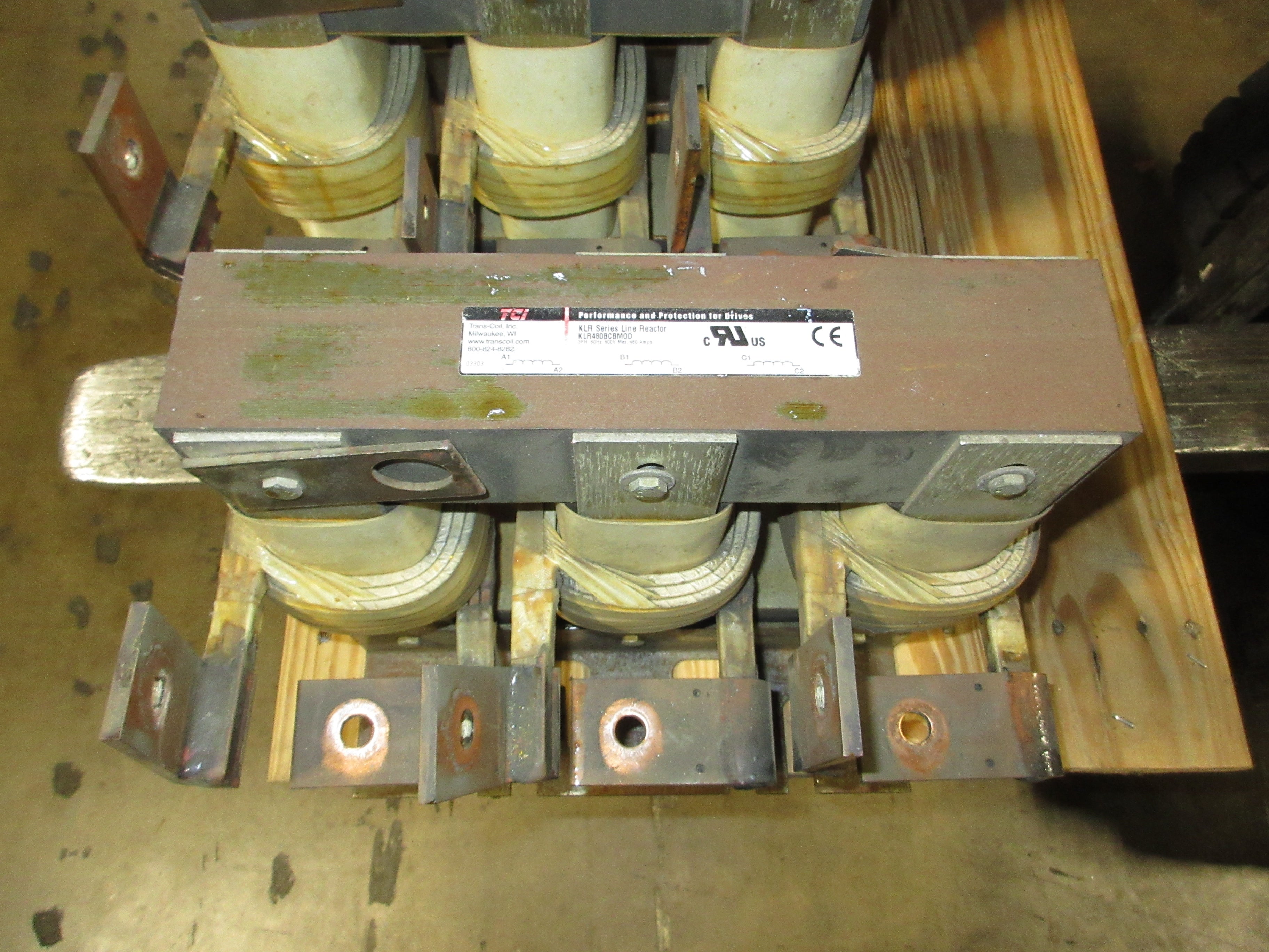 TCI KLR Series Line Reactor KLR480BCBMOD 480A 600V 60Hz 3Ph