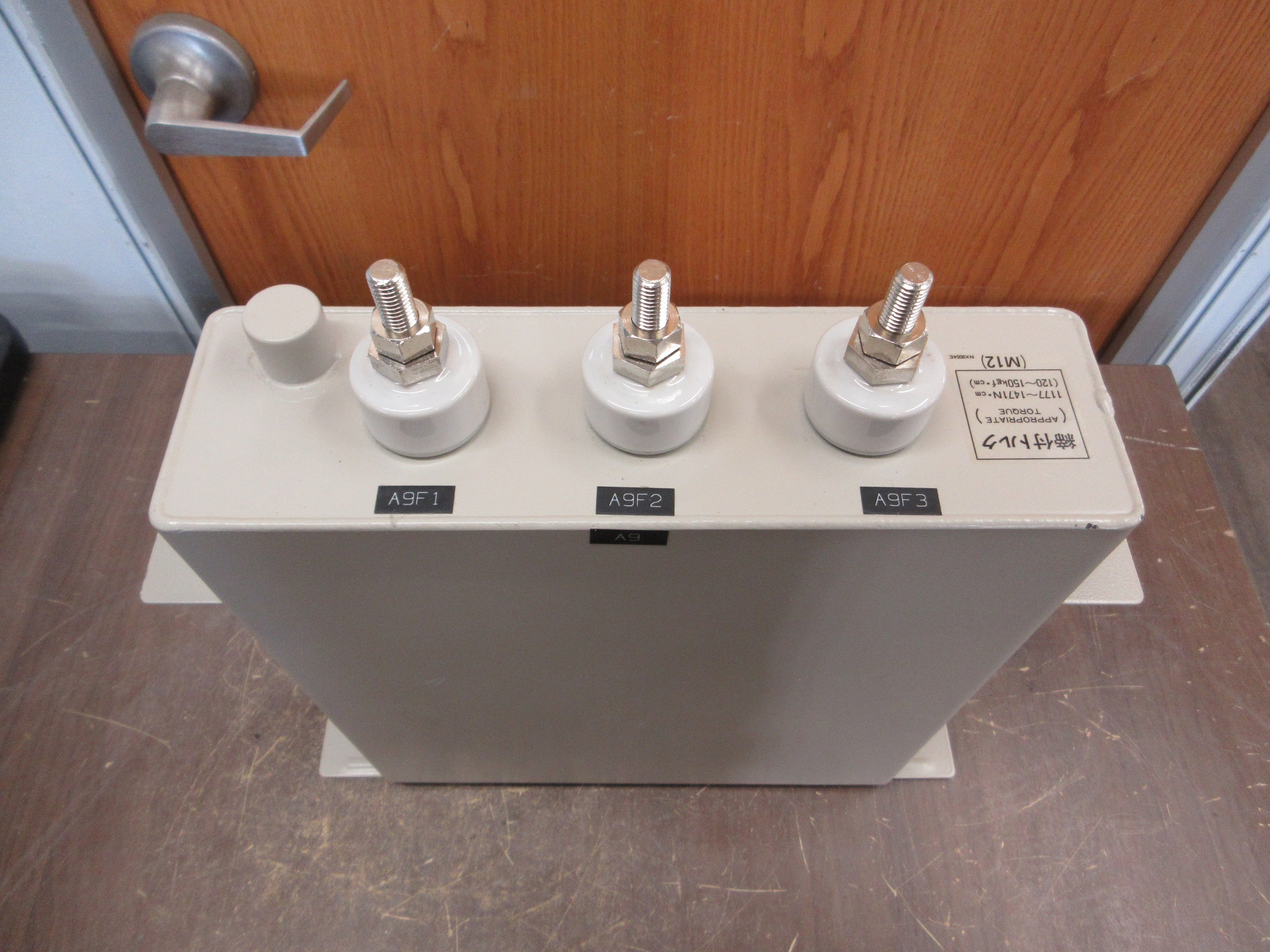 Shizuki Electric Capacitor RG-2 45kvar 240V 60Hz 3Ph Used