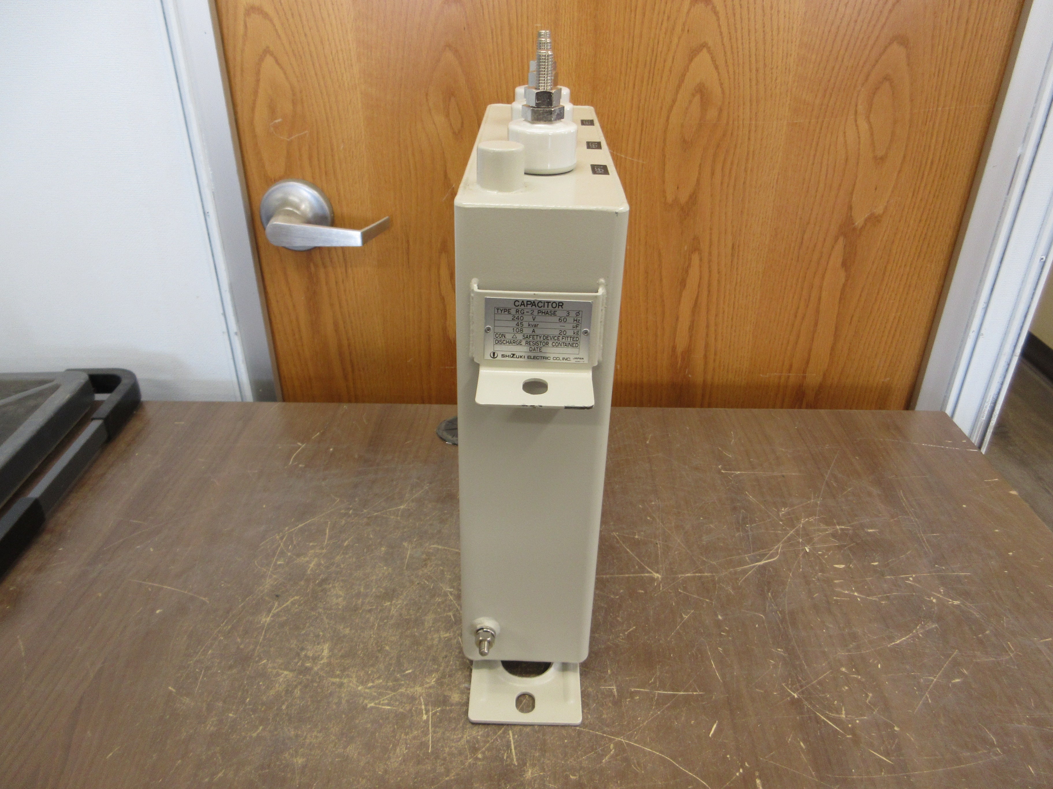 Shizuki Electric Capacitor RG-2 45kvar 240V 60Hz 3Ph Used