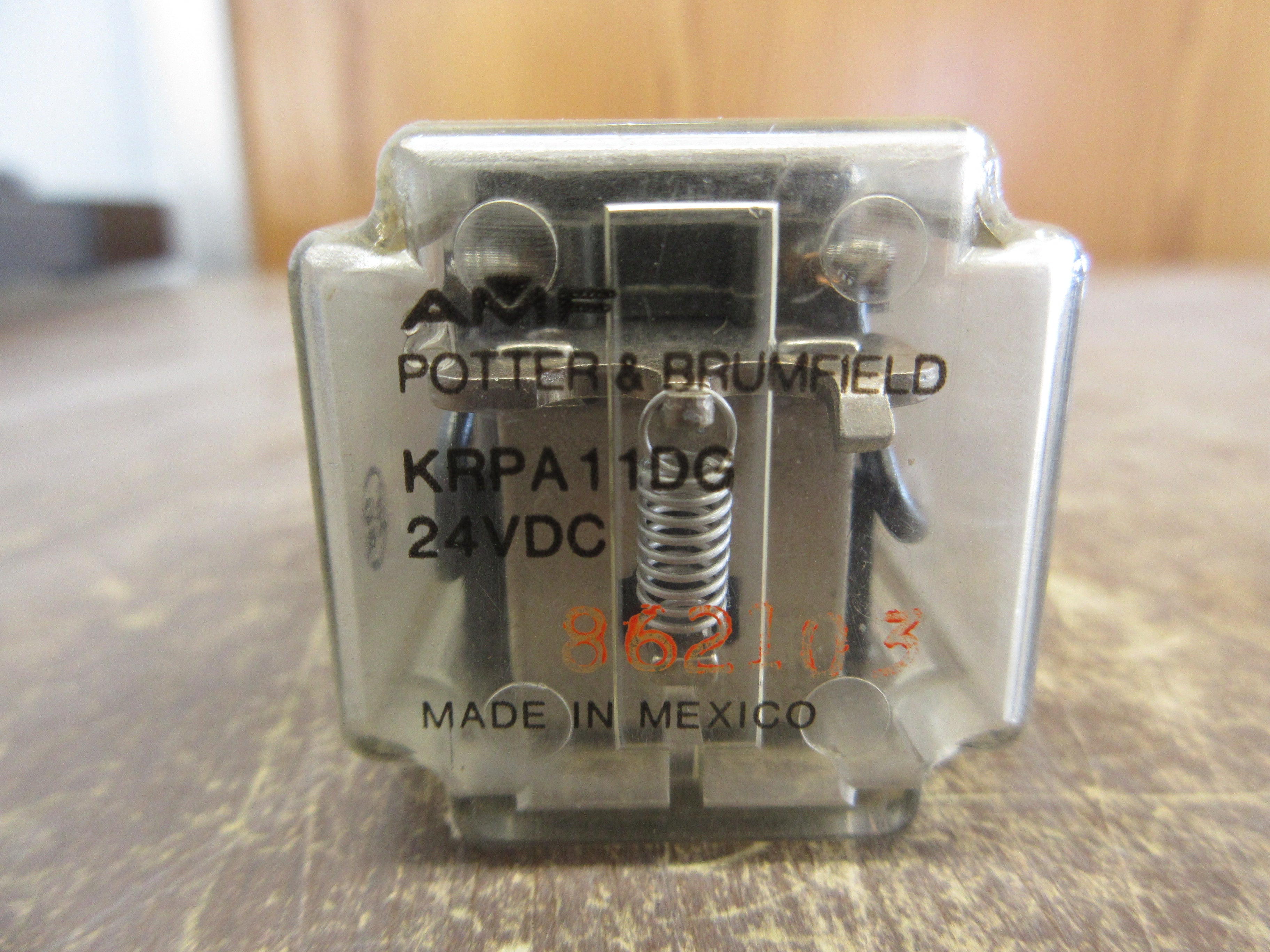 AMF Potter & Brumfield Relay KRPA11DG 24VDC Coil *No Base* Used