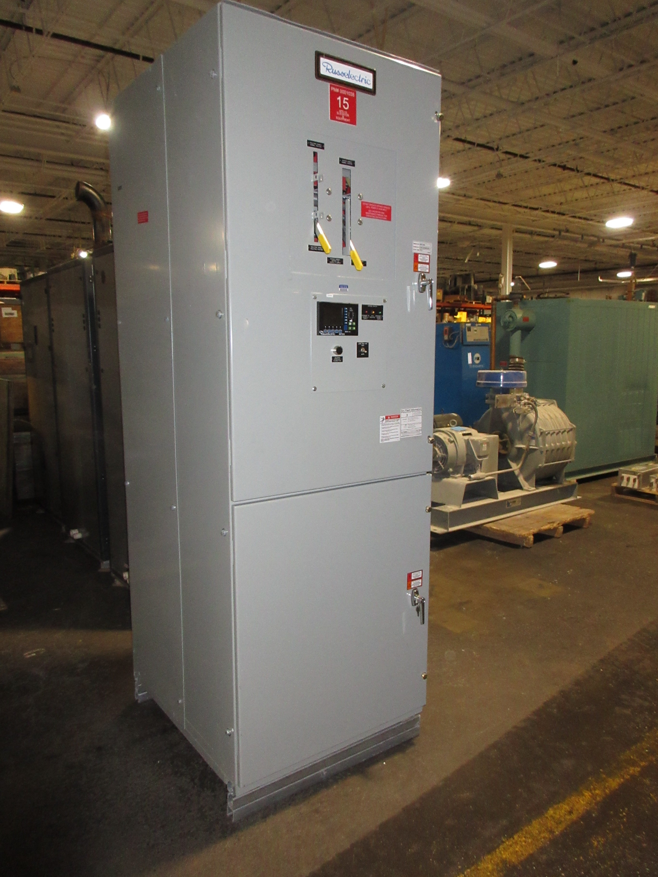 Russelectric Automatic Transfer Switch w/ Bypass RTS03-ABOB8003AMF1-RPTCS1 Used