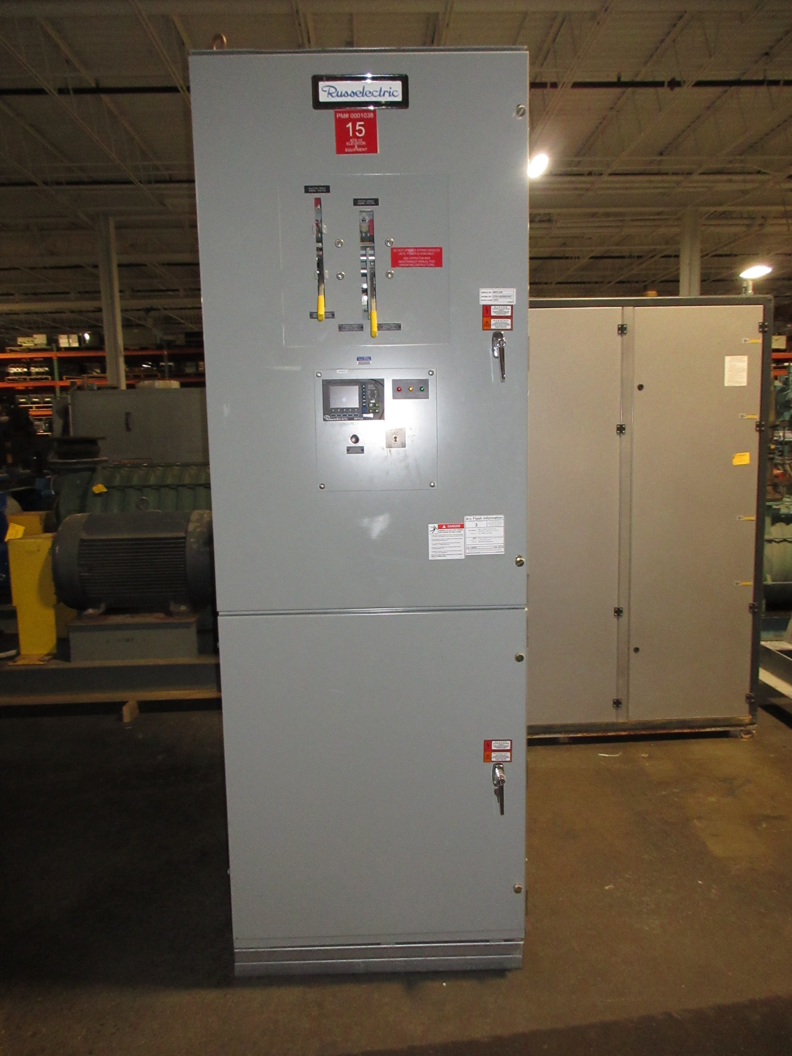 Russelectric Automatic Transfer Switch w/ Bypass RTS03-ABOB8003AMF1-RPTCS1 Used
