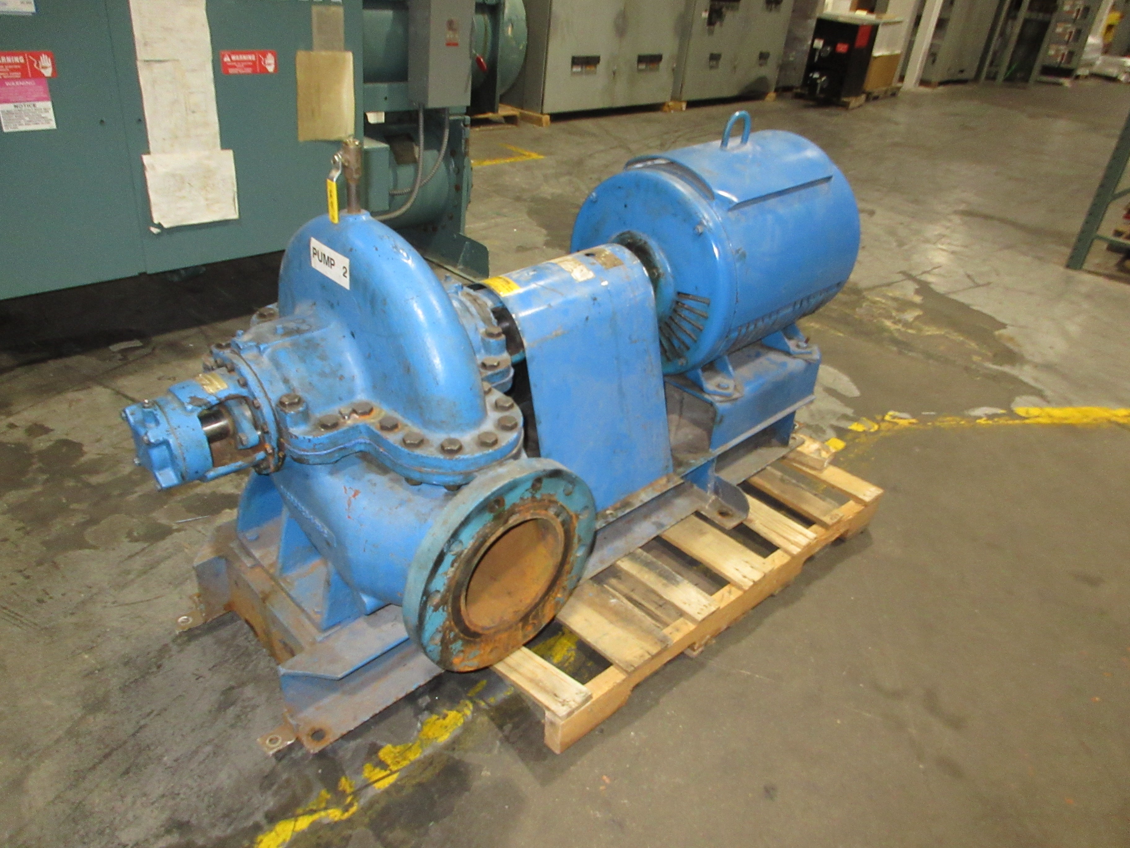 Paco Pump 29-60162750001A02-3 125HP 1770RPM 2100GPM 165TDH 230/460V 3Ph Used