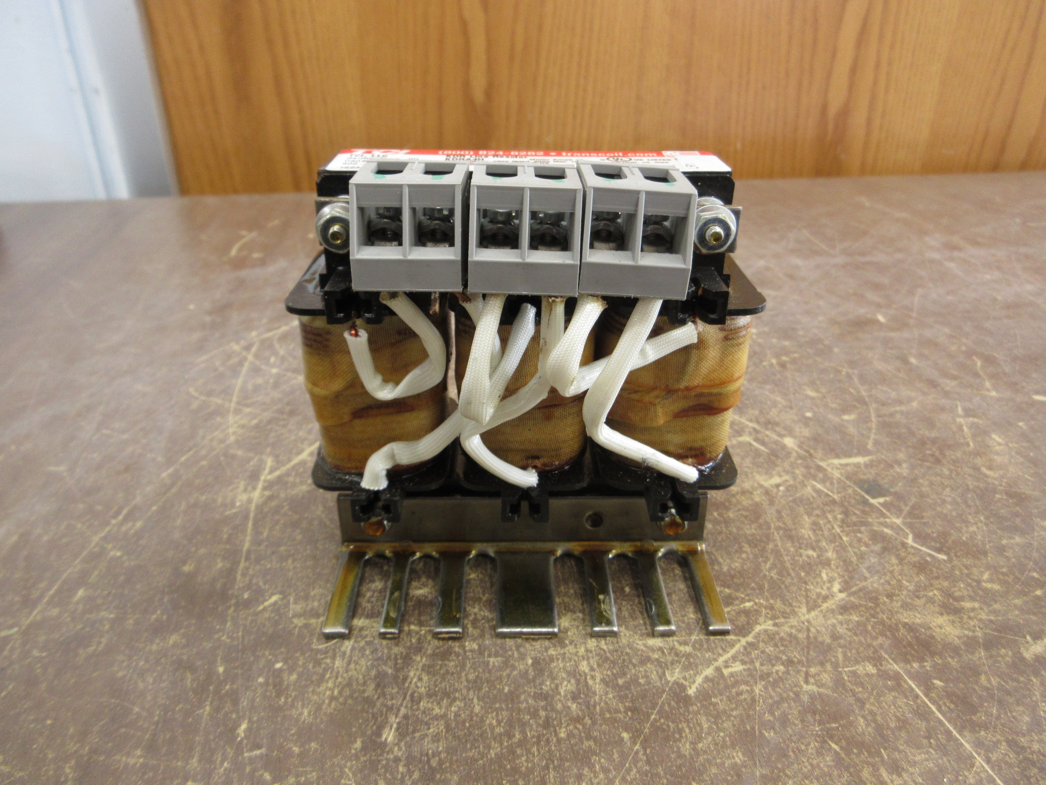 TCI KDR Line Reactor KDRA4H 11A Motor 480V 3Ph 60Hz Used