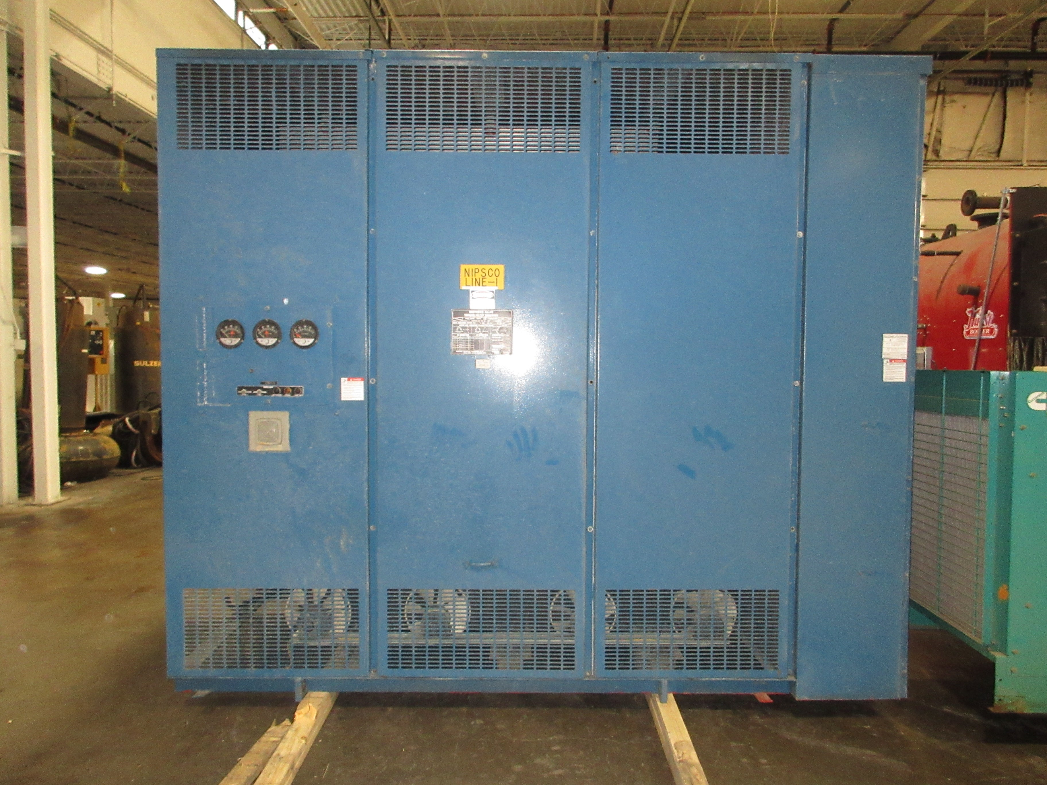 Siemens-Allis Transformer 2500kVA Pri: 4160V Sec: 480Y/277V 60Hz 3Ph Used