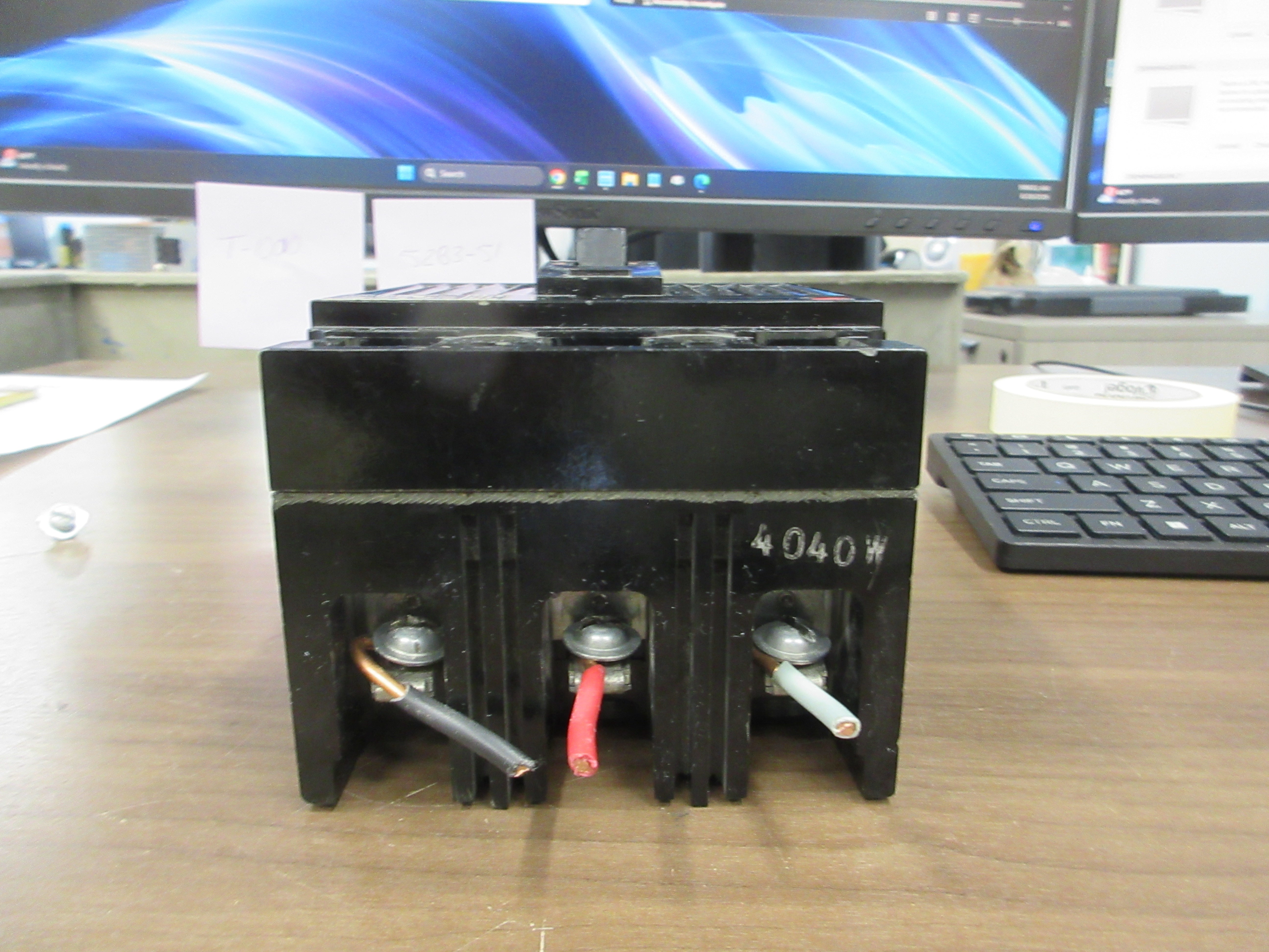GE Circuit Breaker TED134040 40A 480V 3 P Used