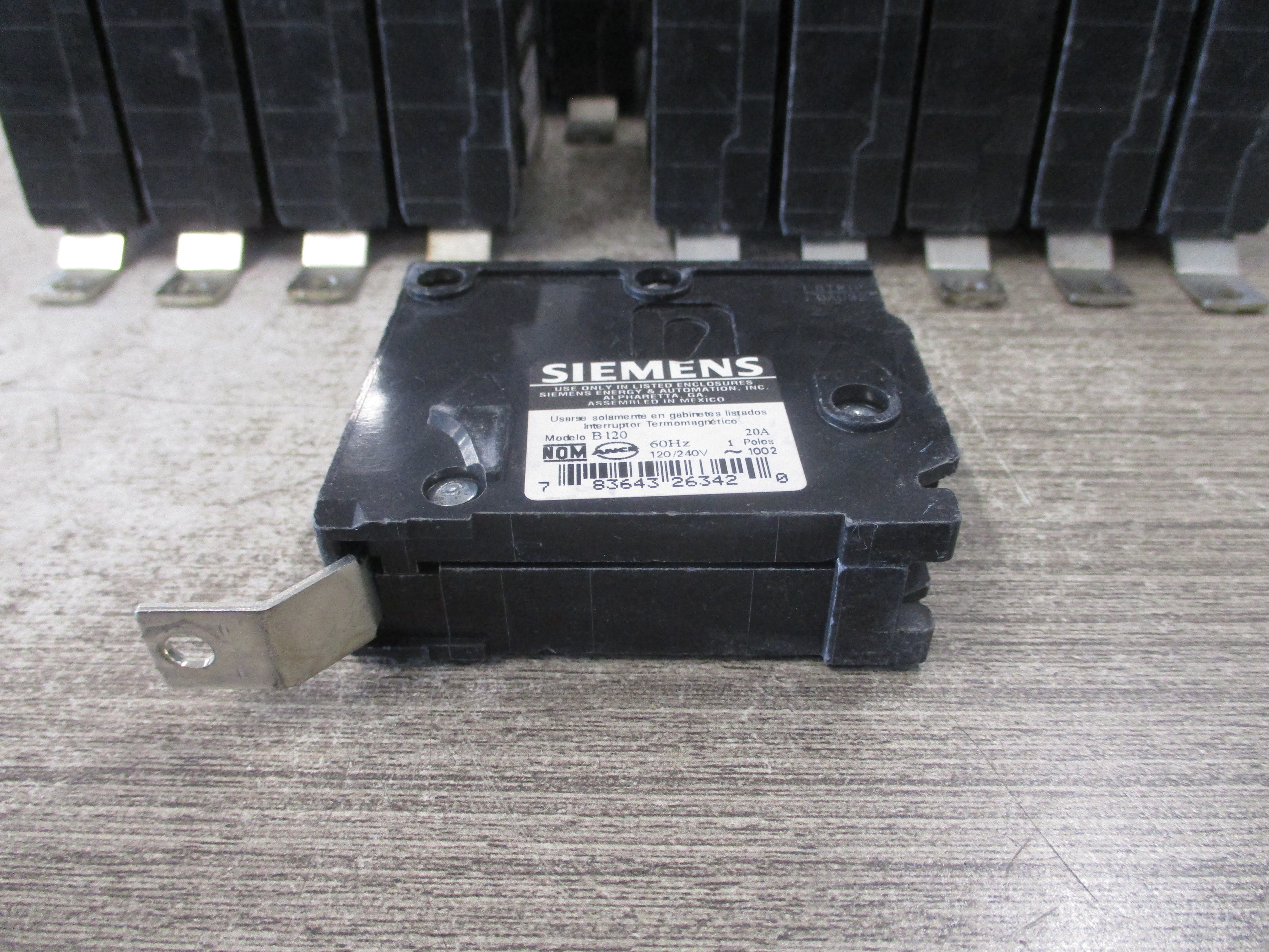 Siemens Bolt-on Circuit Breaker B120 120/240V 1P *Lot of 20* Used
