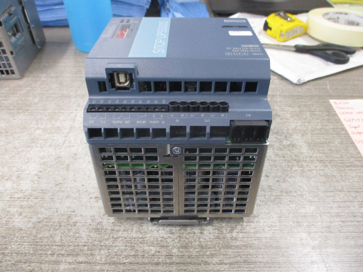 Siemens SITOP UPS500S Power Supply 6EP1933-2EC51 Input: DC 24V 17.5A