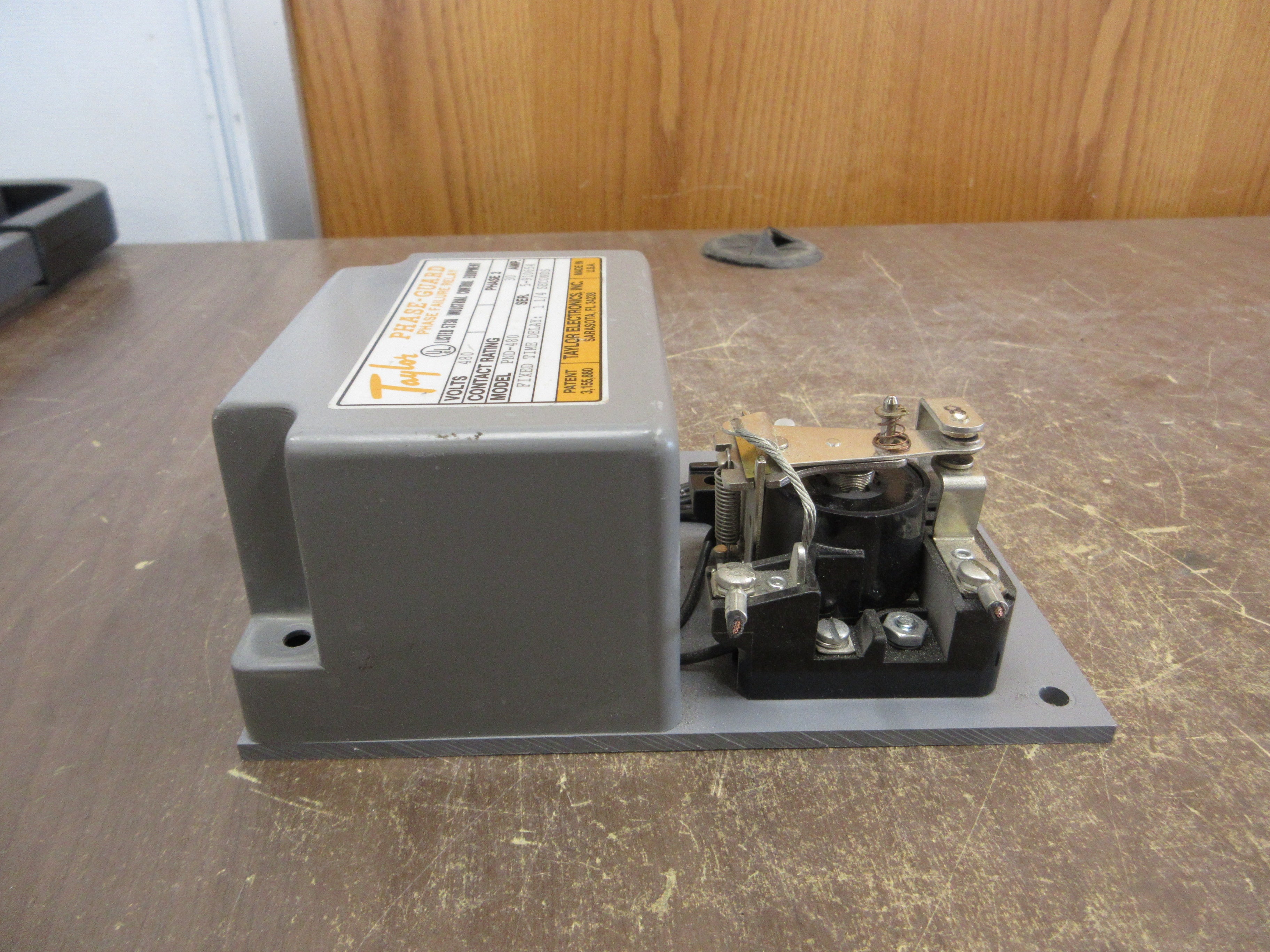 Taylor Phase-Guard Phase Failure Relay PND-480 30A 480V 3Ph Used