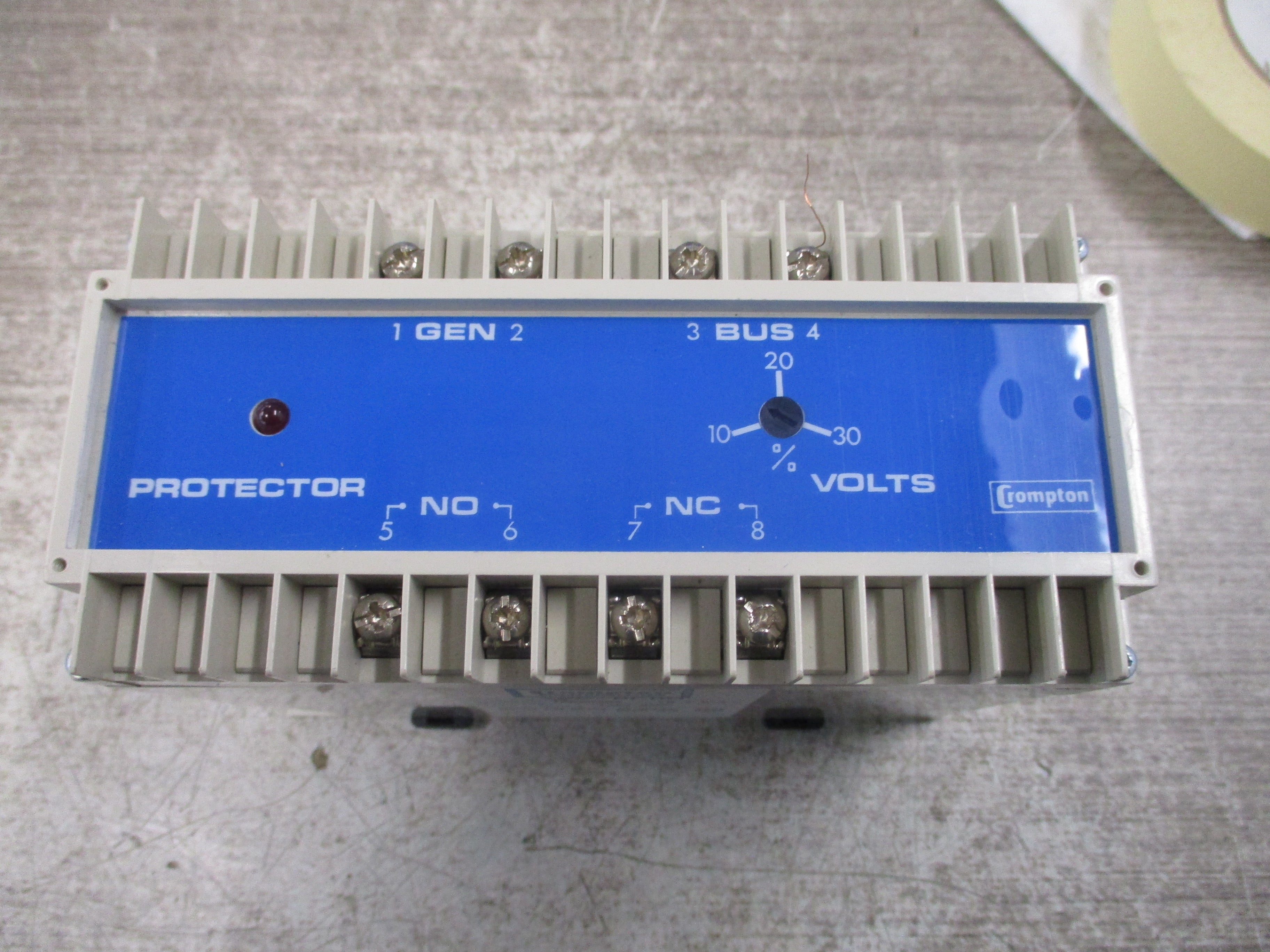 Crompton Protector Relay 256-PLDU-PQBX-C6 120V 60Hz Used