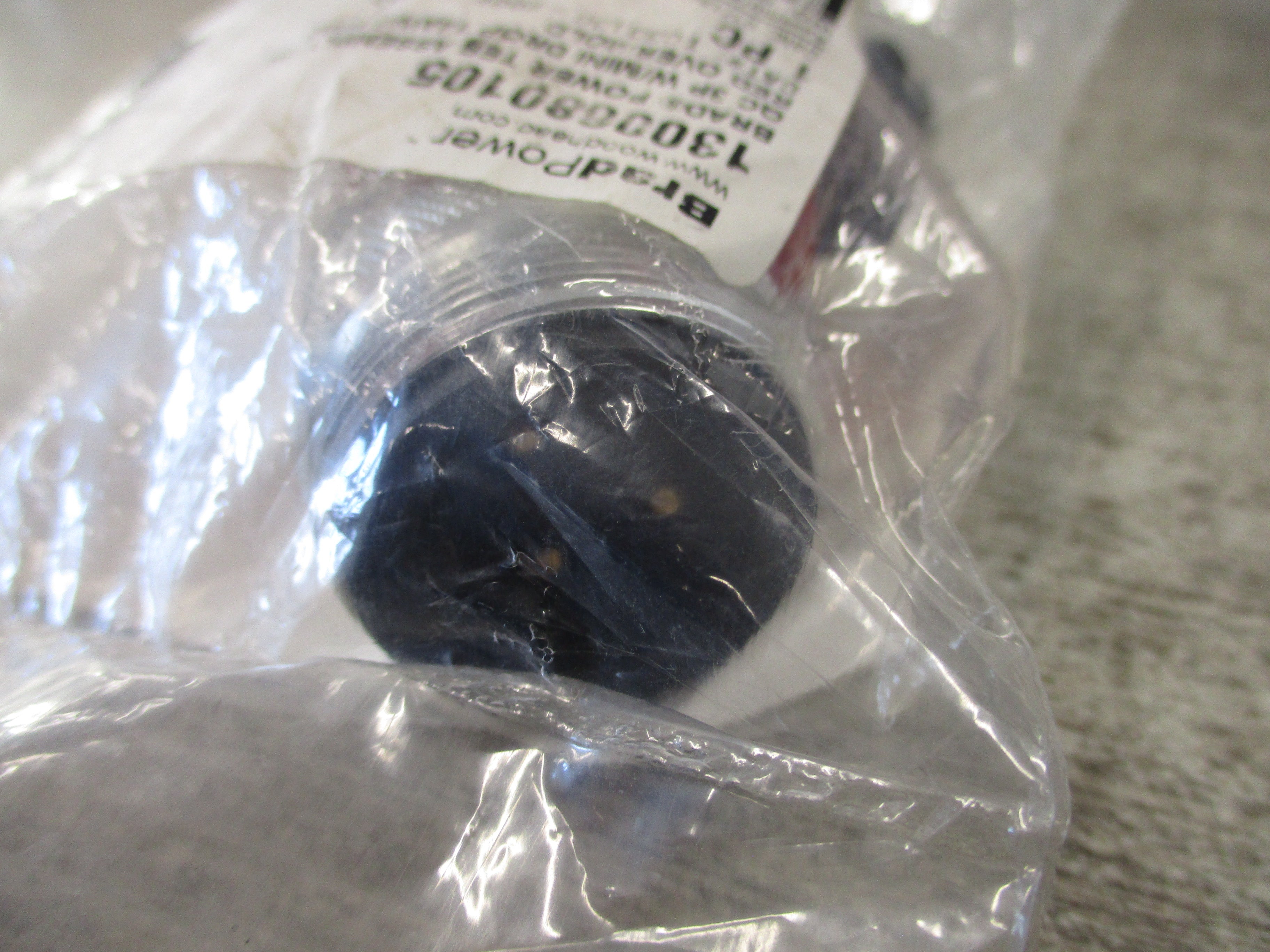 Woodhead Brad Power Tee Assembly TC30130-200E Red Overmold New Surplus