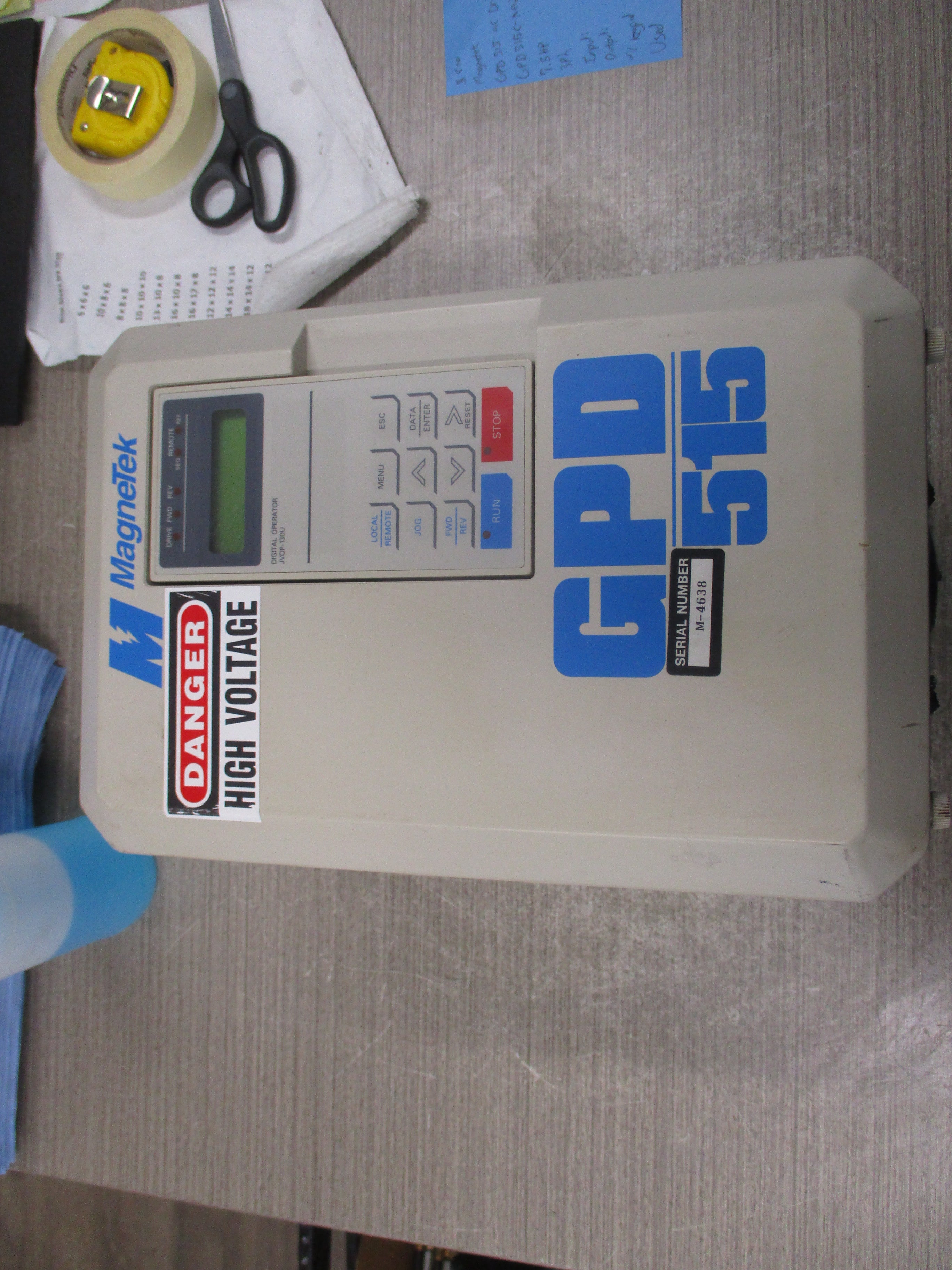 Magnetek GPD 515 AC Drive GPD515C-A025 7.5HP 3Ph