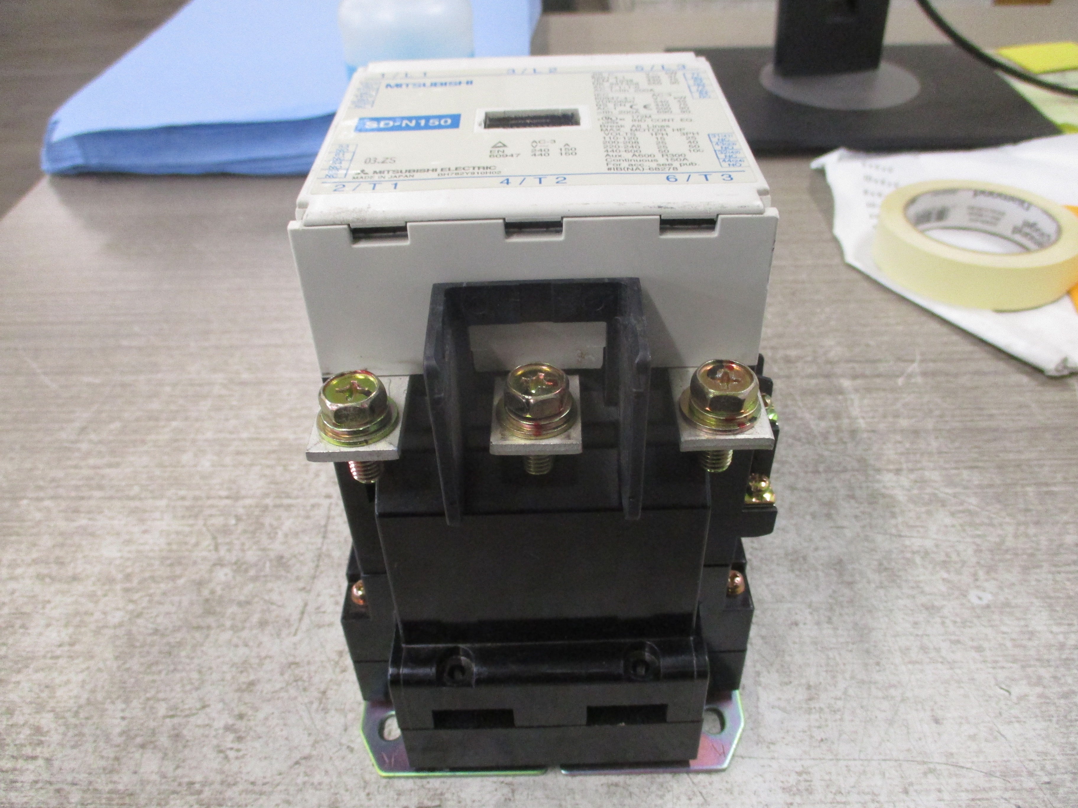 Mitsubishi Contactor SD-N150 24VDC Coil 150A 600V 3P Used